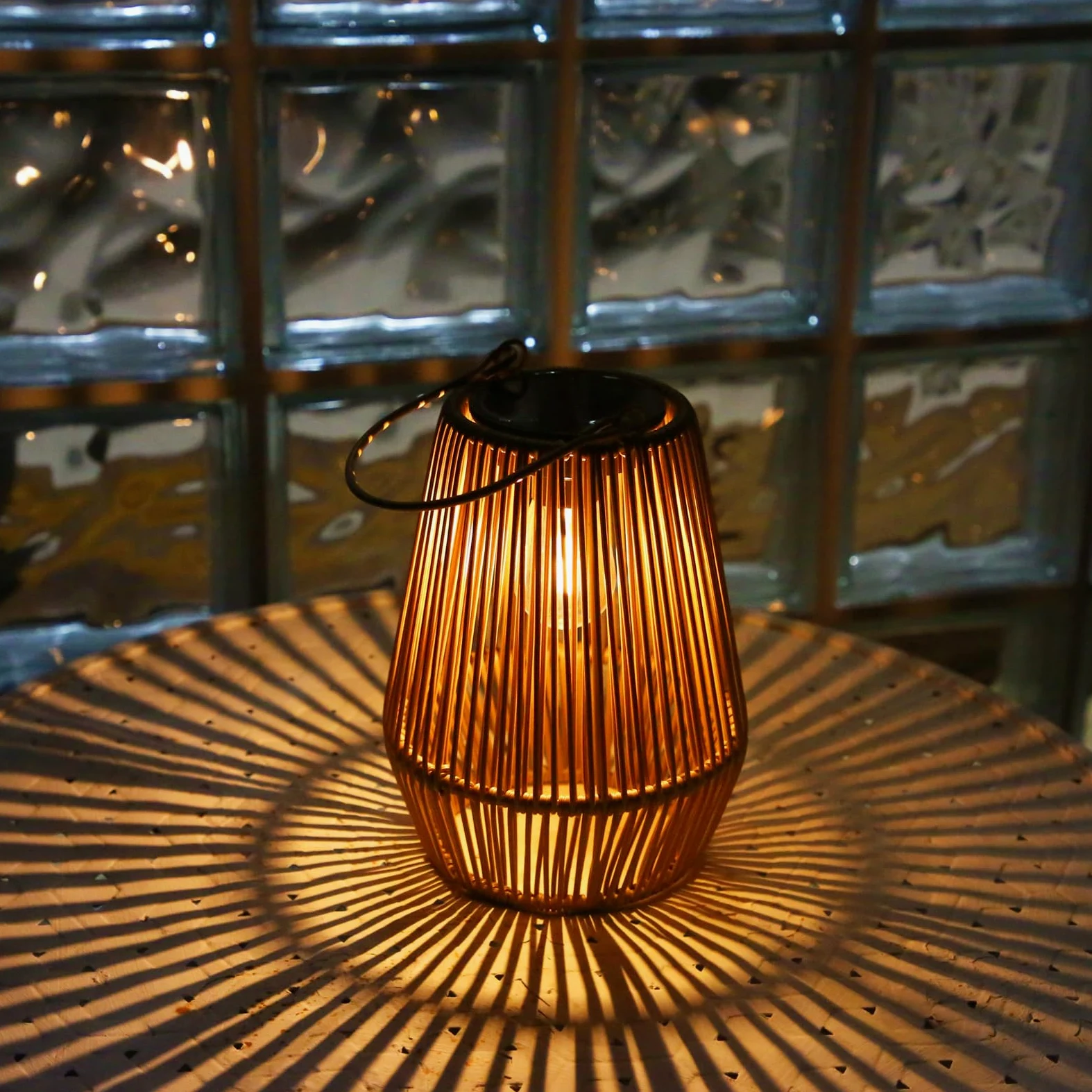 Lanterne da Esterno, KagoLing Lanterne Solari da Esterno 1 Pezzi IP65 Impermeabile Lampada Solare da Giardino per Natale Feste Decorazioni natalizie