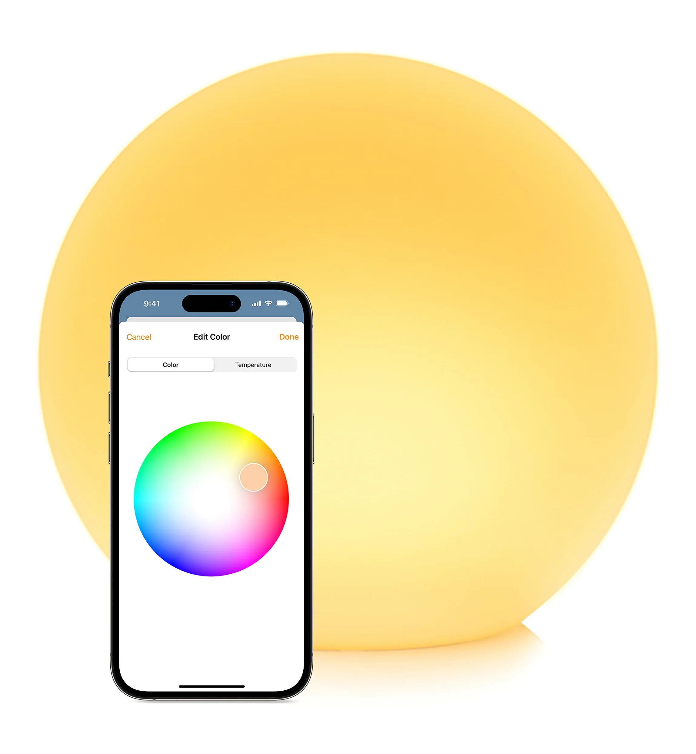 EVE Flare - Lampada LED portatile intelligente con tecnologia Apple Home, resistenza all'acqua IP65 e ricarica wireless, Bluetooth & Thread