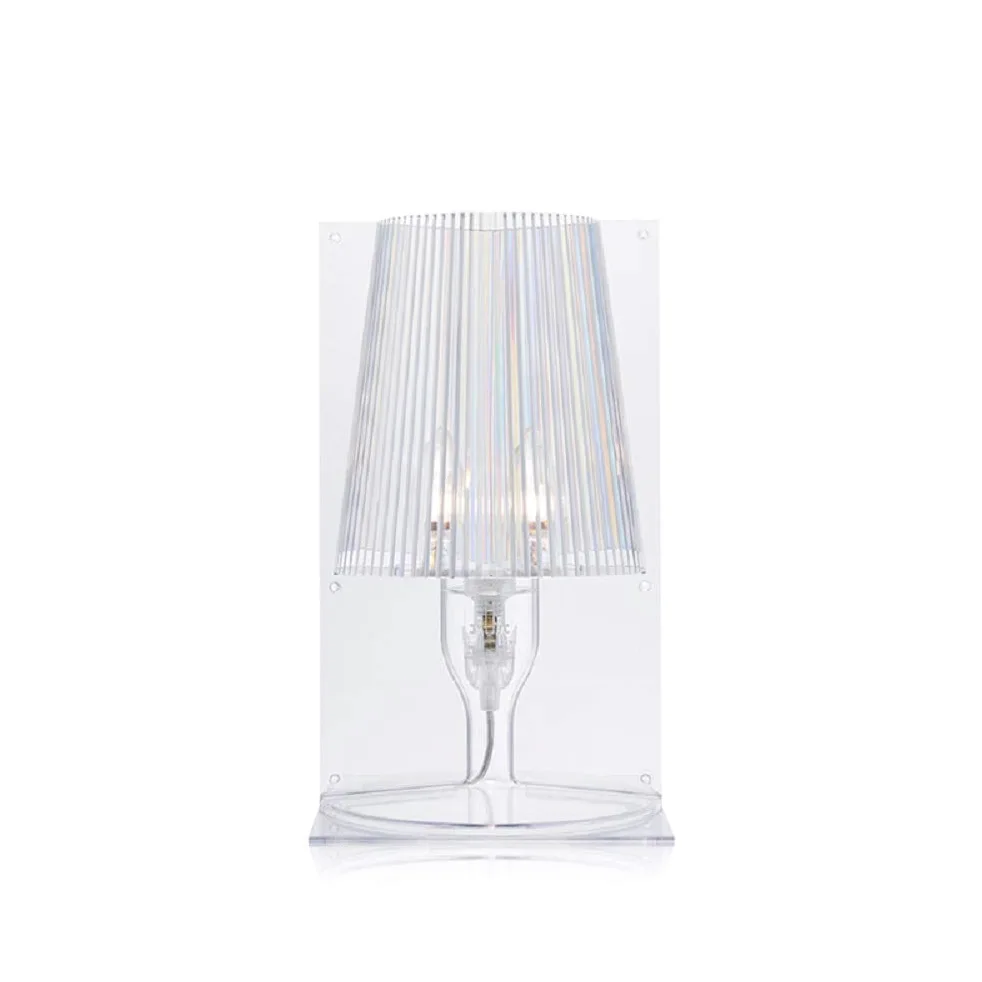 Kartell Take Lampada da Tavolo, Trasparente, Cristallo