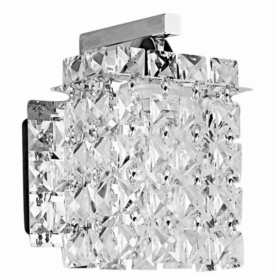 Uonlytech Lampada Da Parete in Cristallo Per Interno Camera Da Letto Lampada Da Comodino Design Elegante Applique Da Parete