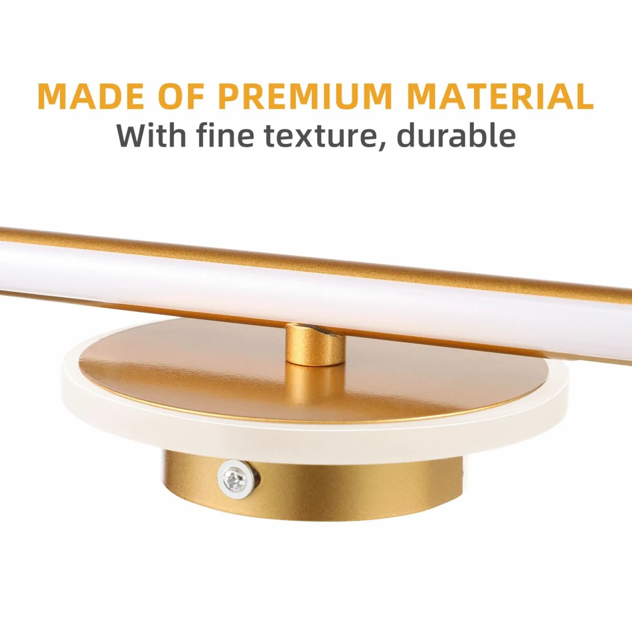Baluue Lampada a Specchio Da Bagno Led 15.75 Pollici Luce Frontale Per Trucco Con Illuminazione Uniforme a Parete Design Moderno E Installazione Flessibile Per Casa E Bagno
