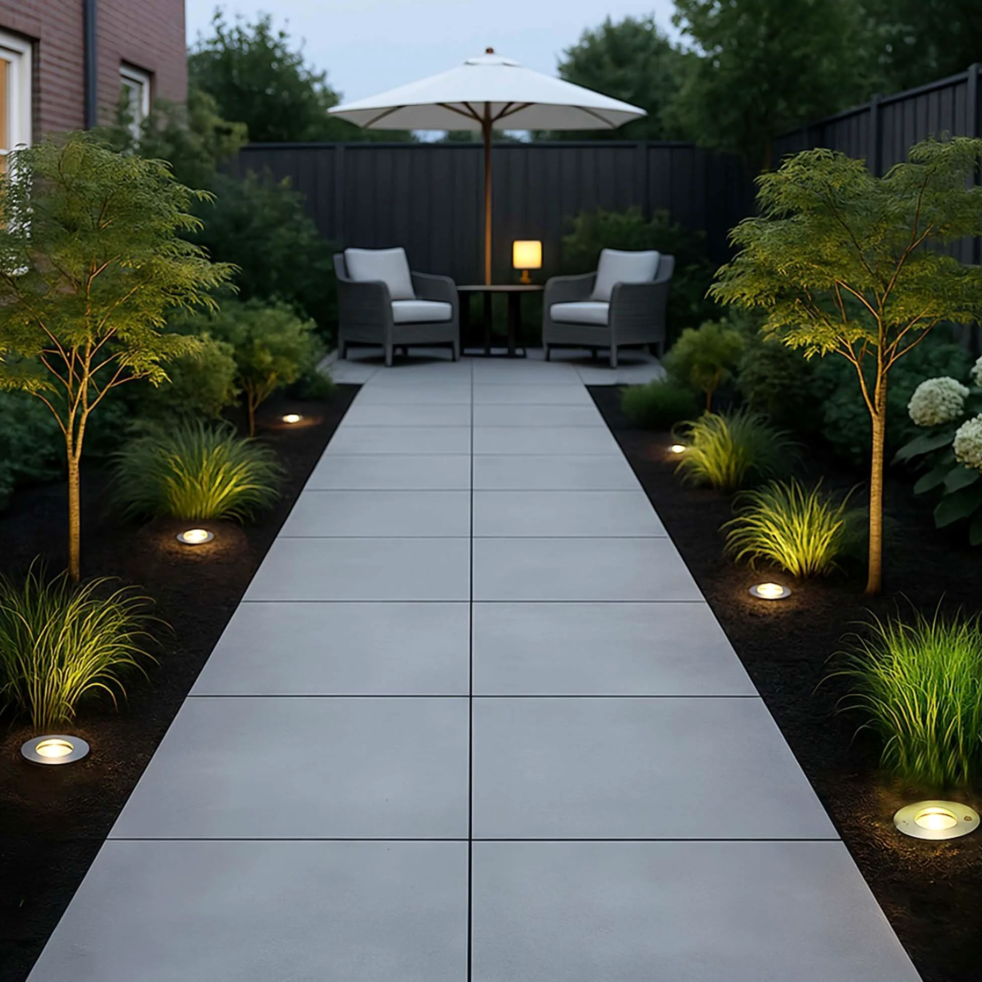Ledvion - Faretto LED da incasso rotondo, GU10, acciaio inox, IP67, cavo 1m, orientabile, illuminazione esterna
