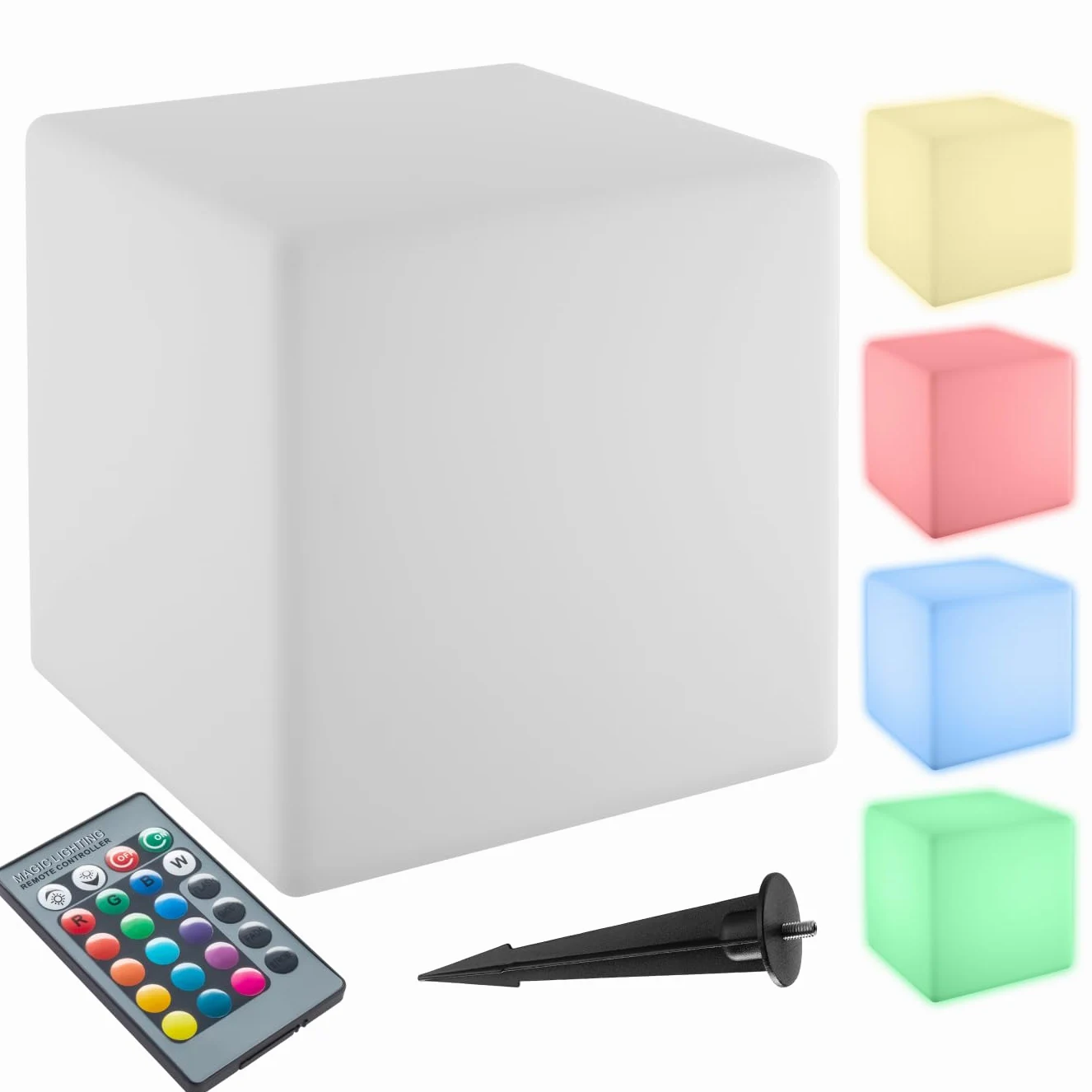 tectake® Cubo luminoso LED