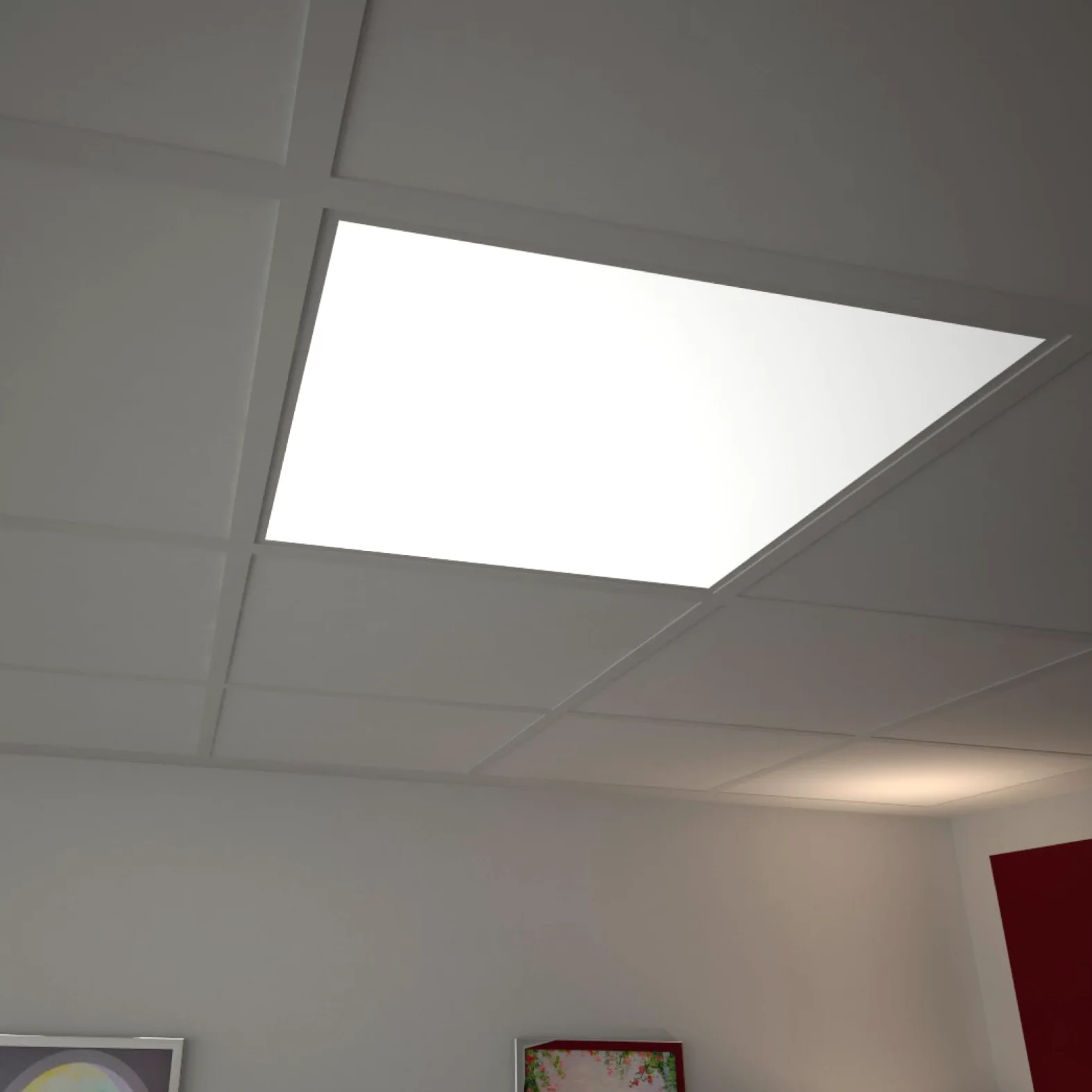 8 Pannelli LED 60x60 40W Quadrati da Incasso 4800 Lumen - Luce Naturale 4000K - Plafoniera da Ufficio Alta Luminosità 120 lm/W Lampada da Soffitto per Controsoffitti Modulari