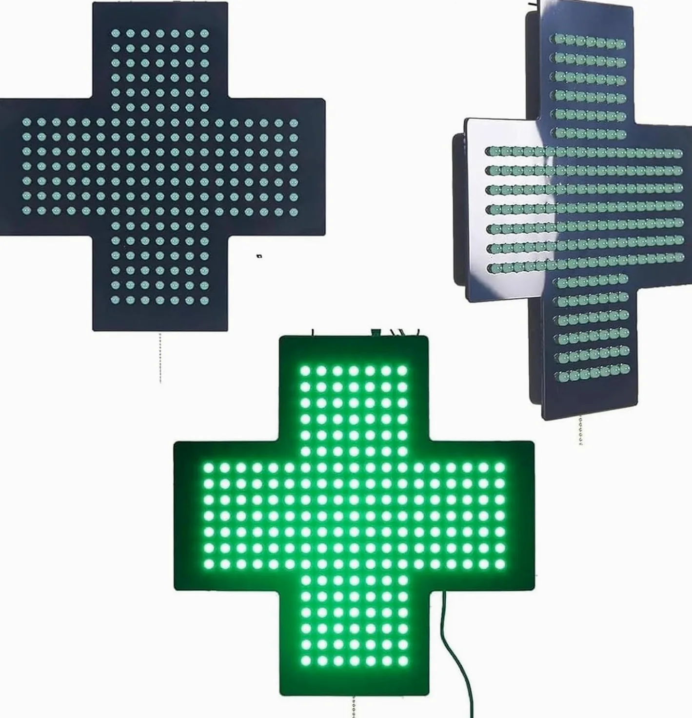 Lampada Da Segnaletica For Interni A LED For Farmacia | Croce da farmacia a LED ultra luminosa con 3 modalità flash, plug and play a risparmio energetico