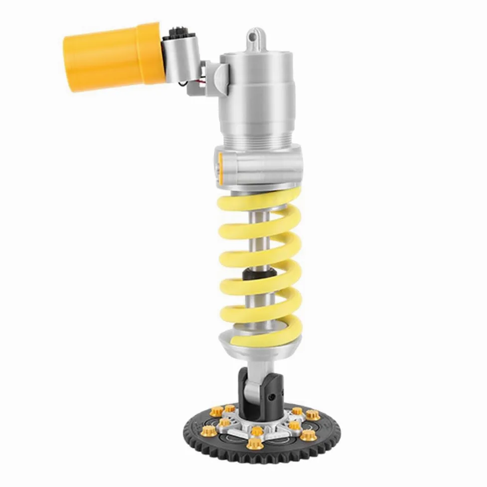 Lampada da Tavolo con Ammortizzatore, Luce da Tavolo con Molla A Spirale E Controllo Touch, Lampada da Scrivania Industriale, per Appassionati di Auto E Moto E per L'arredamento di Sale