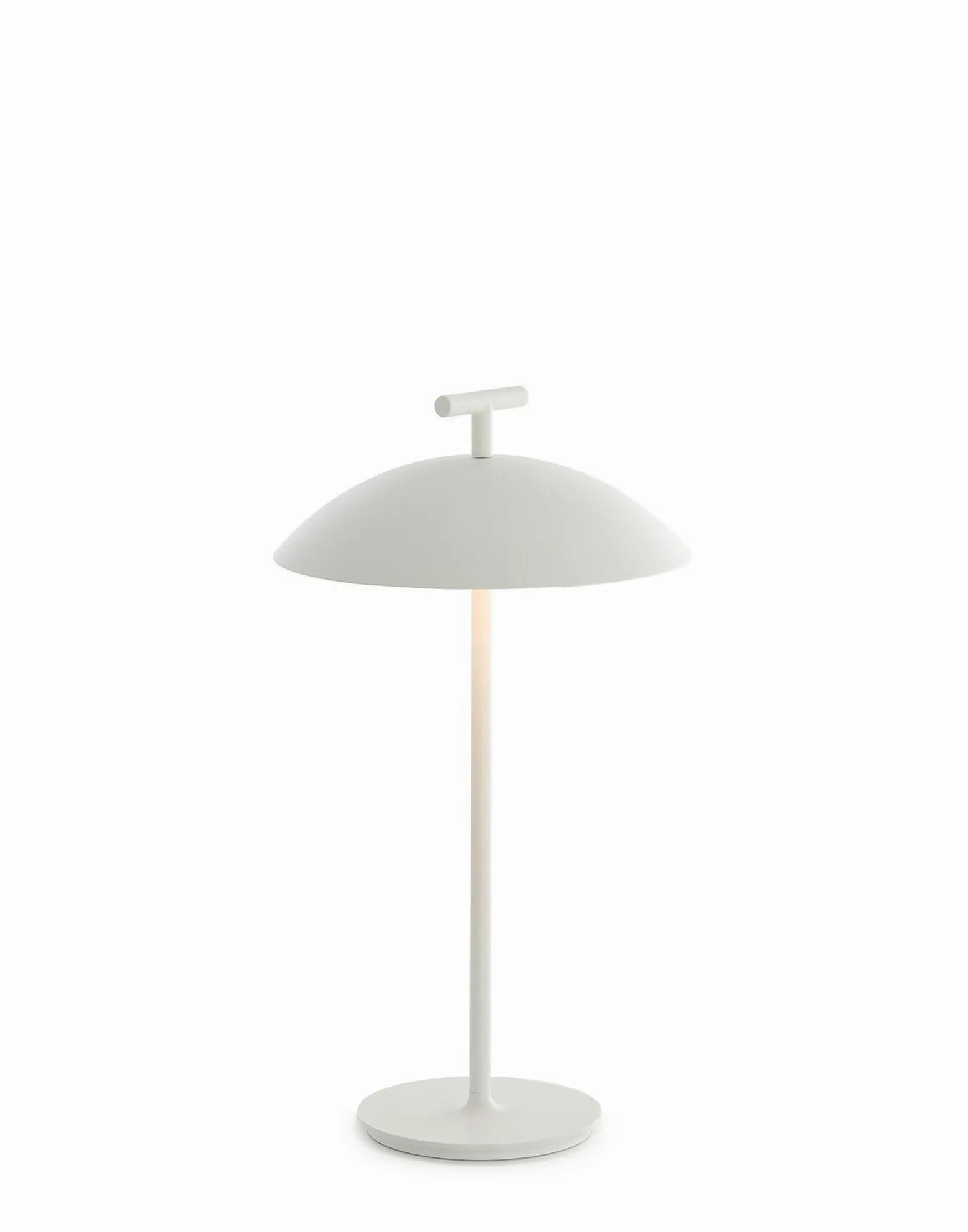 Kartell Lampada da Esterno dimmerabile Ricaricabile, Bianco, H 36.5 cm