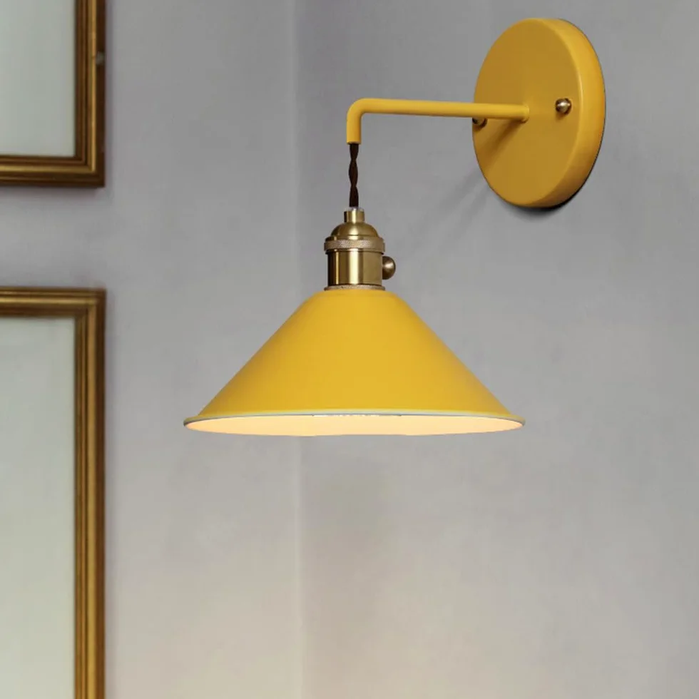 Applique LED per Interni Luce Notturna A Batteria con Telecomando Dimmerabile Stile Rustico Industriale/Farmhouse Lampade da Parete per Camera da Letto Comodino Bagno Corridoio