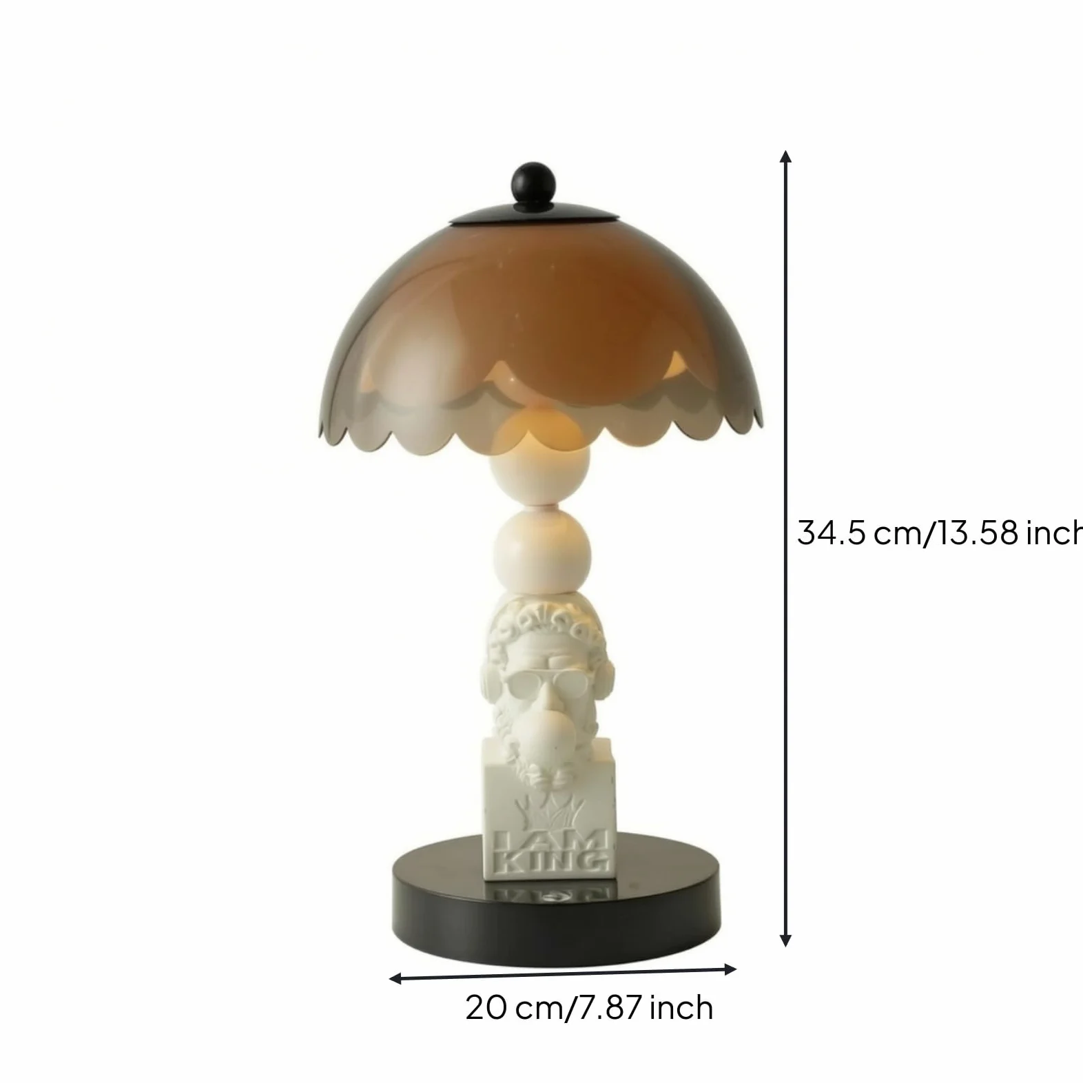 Lampada da Comodino con Base Scultorea a Cuore Paralume a Tamburo con Controllo Tattile per Camera da Letto Soggiorno Arredamento Moderno, Argento