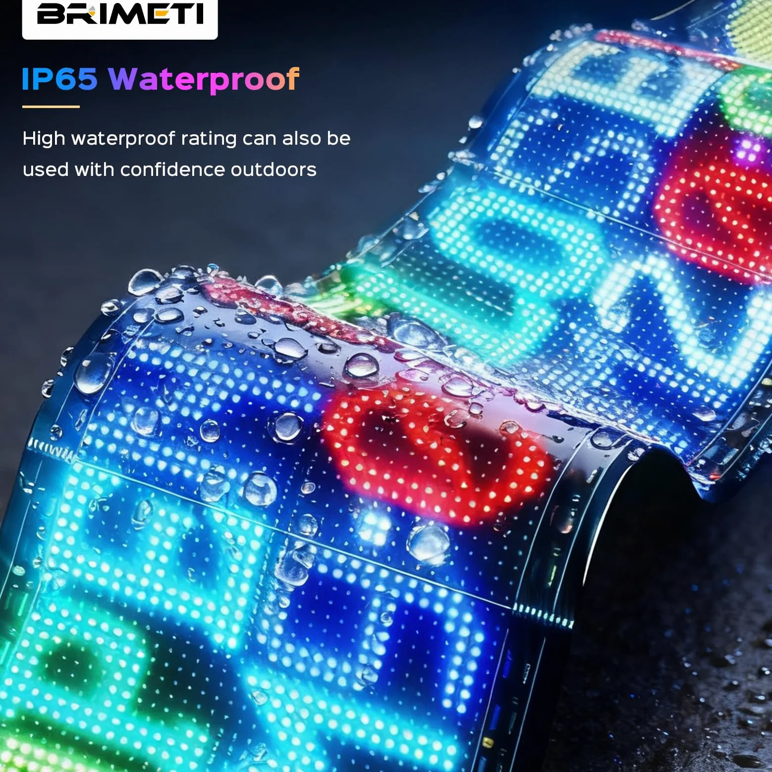 Insegna Luminosa LED Pannello LED Programmabile 37.5x9cm USB 5V Schermo Flessibile Scorrimento Matrice con Bluetooth APP Controllo Display per Auto Bar Negozio Festa Decorazione