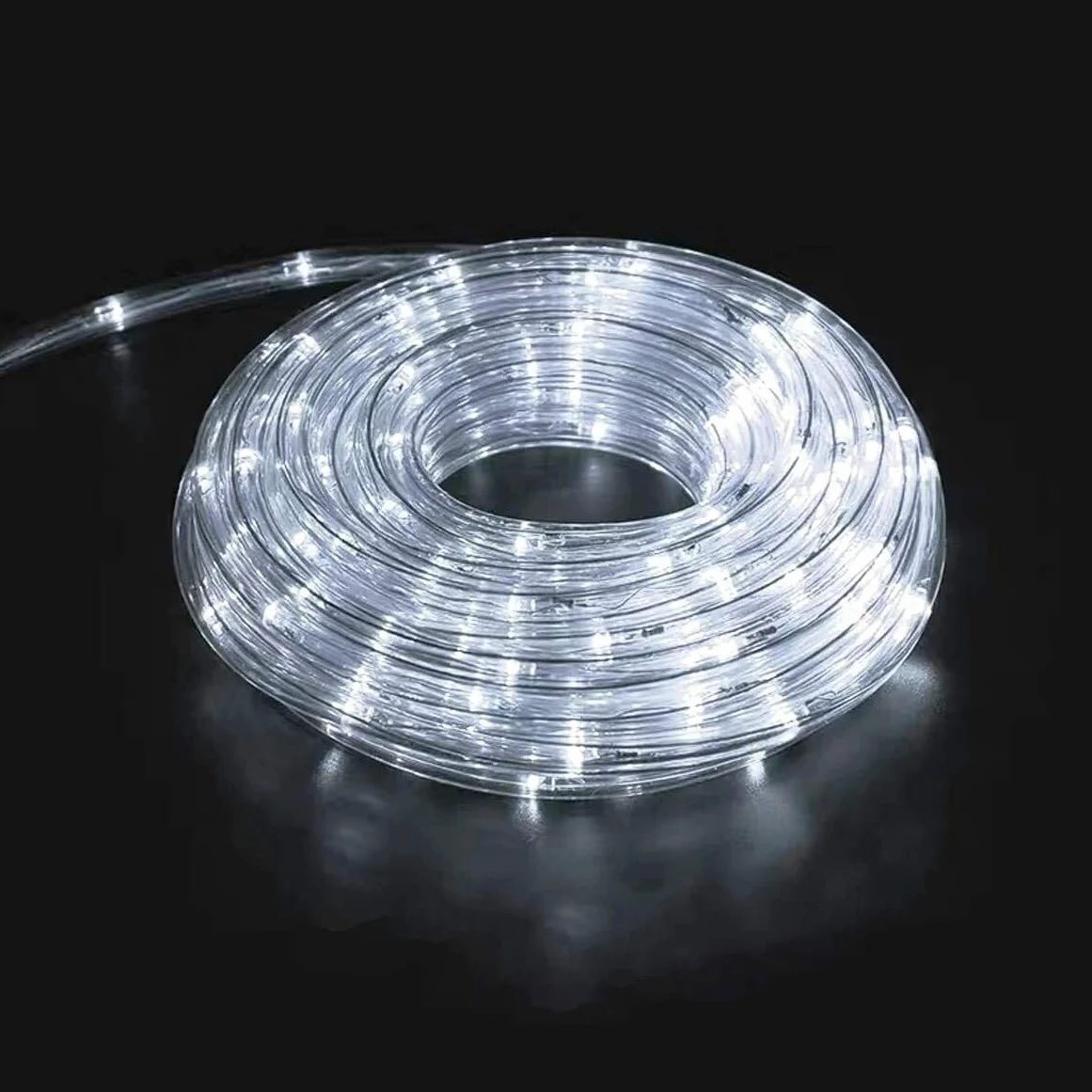 Deals TUBO LUMINOSO LED LUCI DI NATALE IMPERMEABILE ESTERNO (Bianco Freddo, 20 metri)