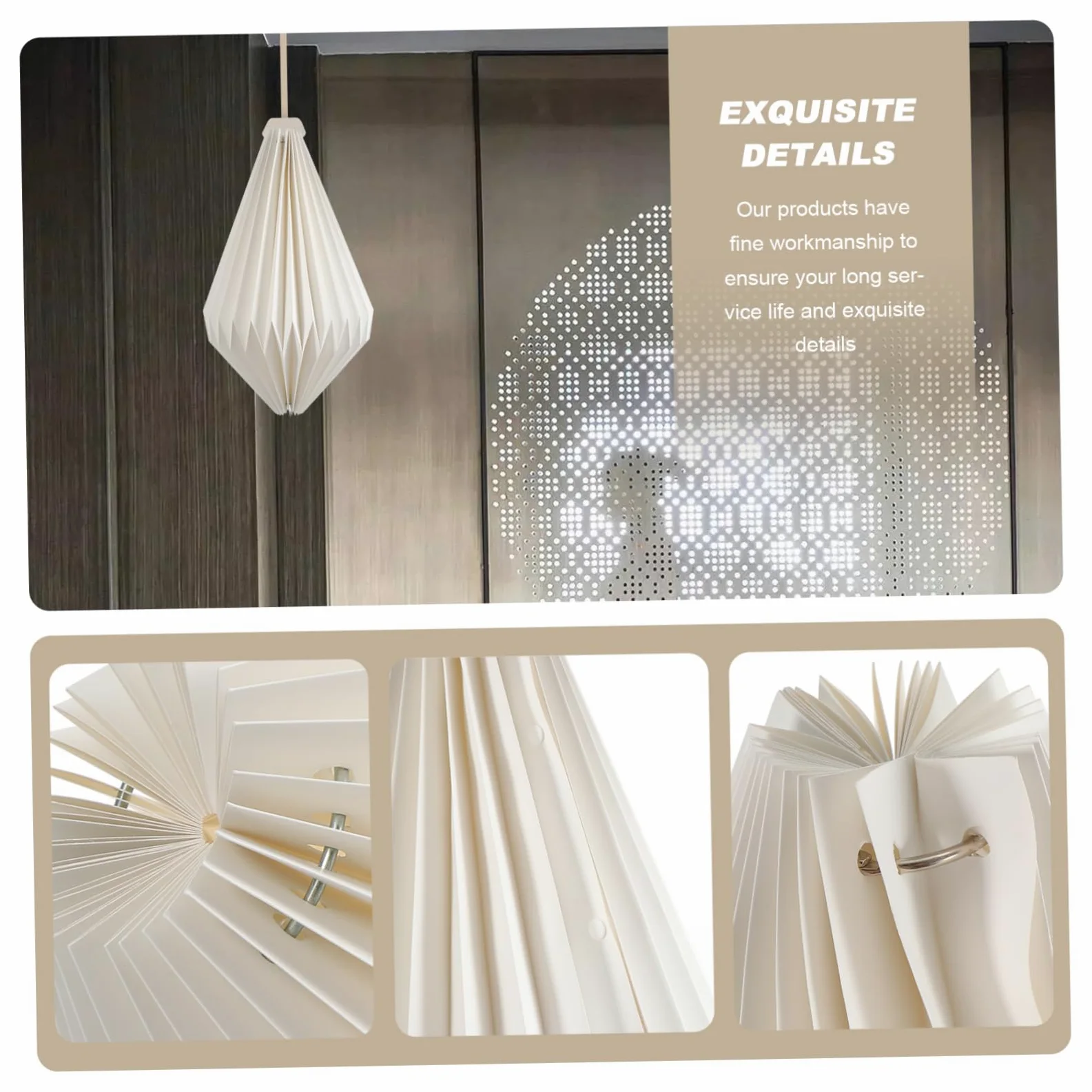 FRCOLOR 2pezzi Paralume Origami Copertura Luminoso Per Lampade Stile Semplice e Creativo Per Camera Da Letto e Ambienti Accoglienti