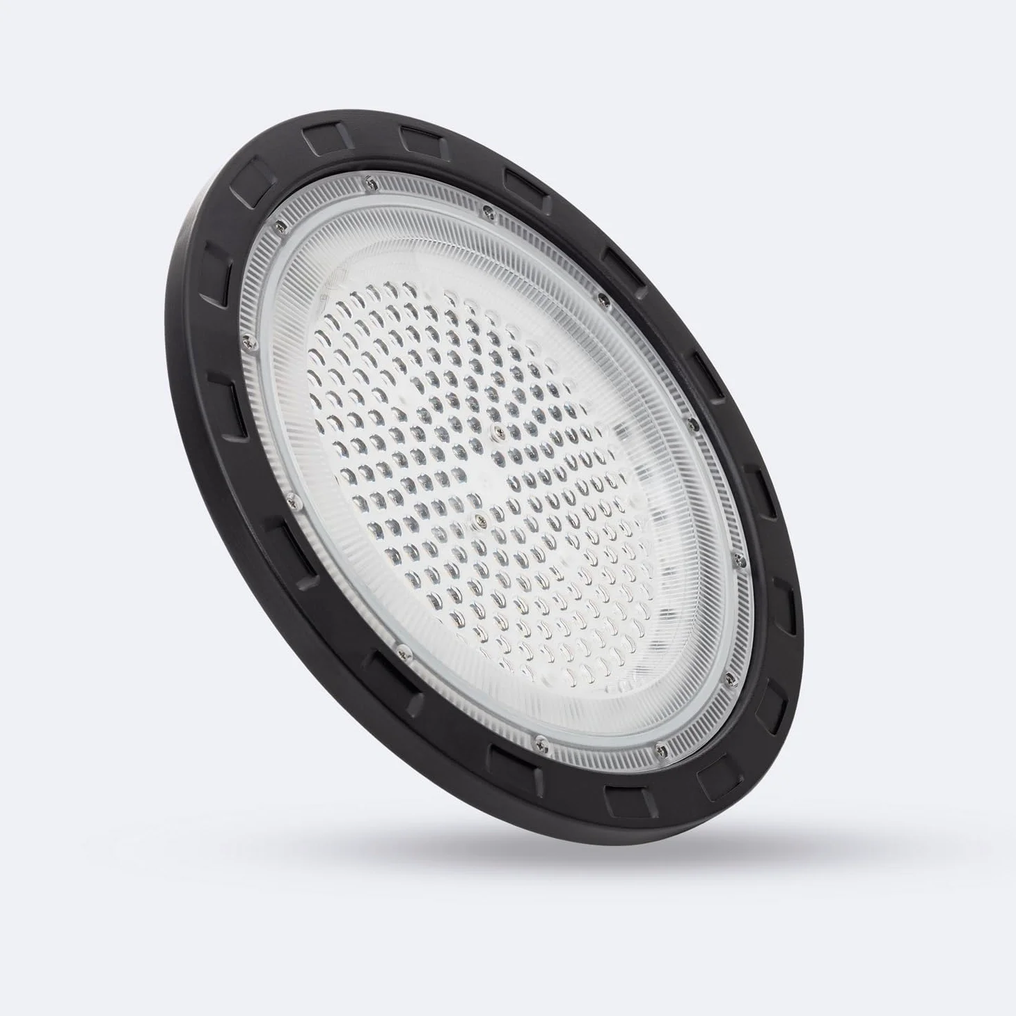 LEDKIA LIGHTING - Campana LED UFO 150W | 120lm/W | 18000lm | Design Slim per Interni/Esterni, Bianco Naturale 4000K, Alluminio