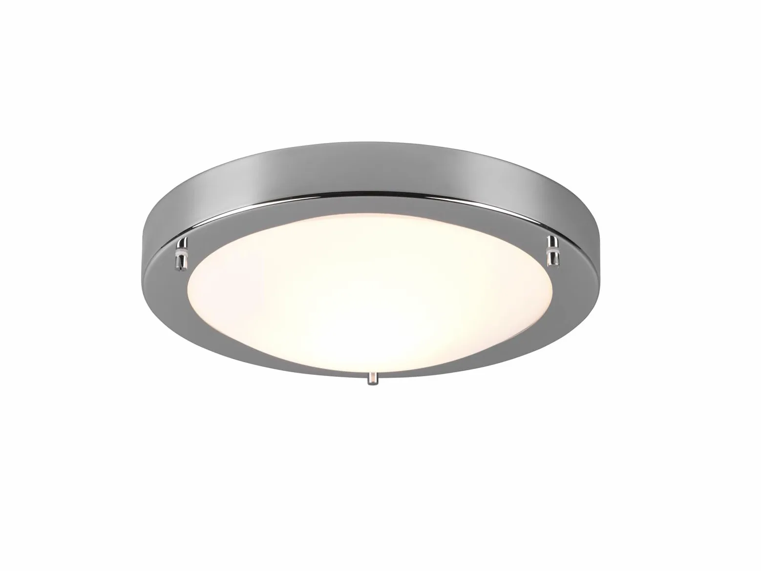 Trio 6801011-06 Condus Plafoniera, 1x60 Watt, Cromo/Bianco, 31.5 cm