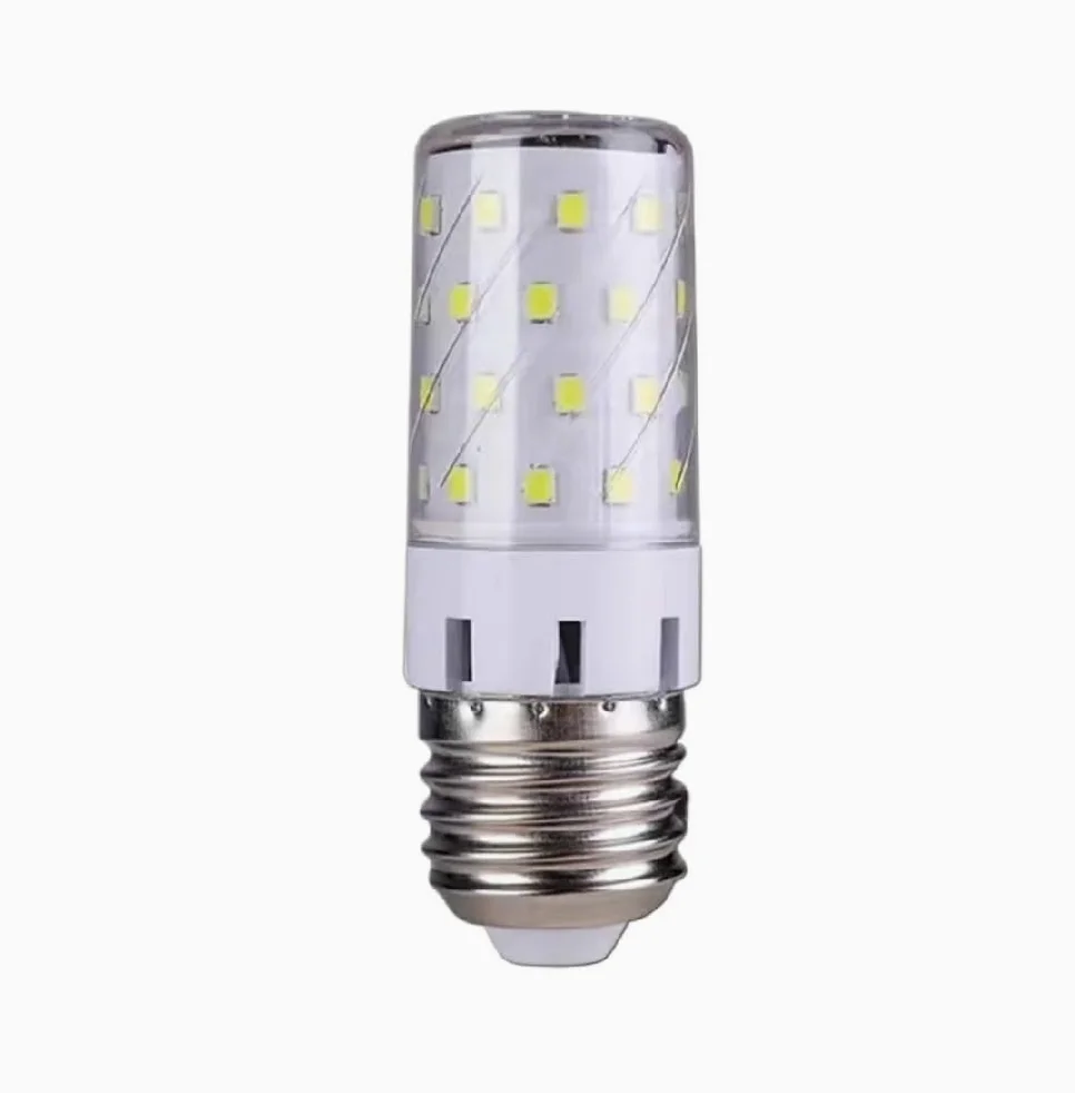 HHF Illuminazione Domestica, Confezione da 20, Lampada a Mais LED AC220V 12W/16W E27/E14 Lampadina a Vite LED Tricolore Luce Calda for Uso Domestico Luce variabile(Tricolour-changing-16W,E27)