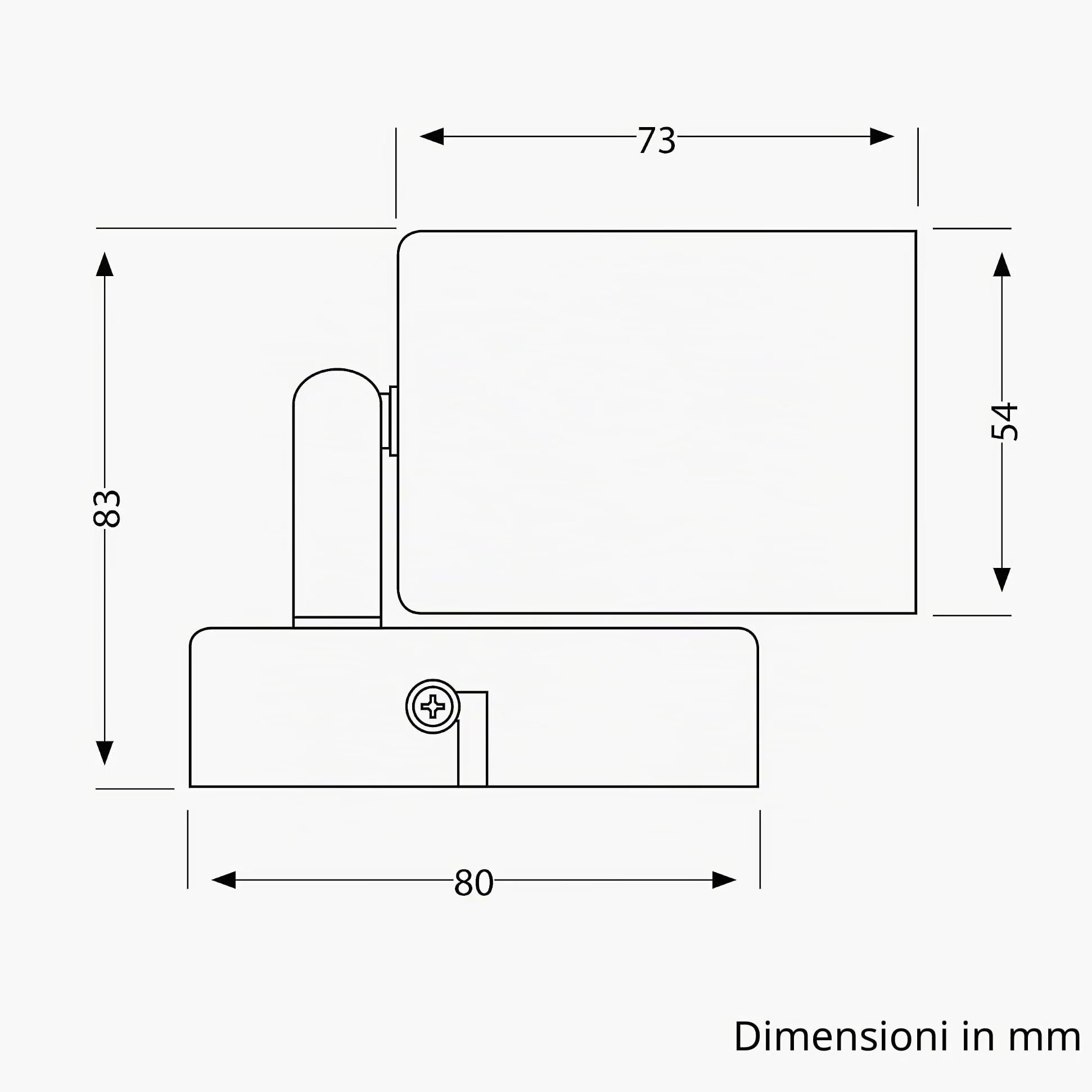 ledscom.de 2x spot a parete WAIKA con interruttore nero opaco GU10 Lampada LED bianco caldo a 3 livelli di dimmerazione: max. 500lm cad.