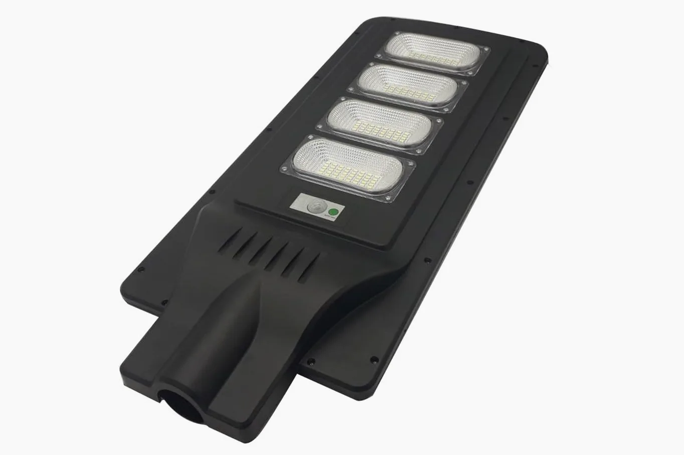 TEMPO DI SALDI Lampione Stradale Faro A Led 400W Con Pannello Solare Crepuscolare E Telecomando
