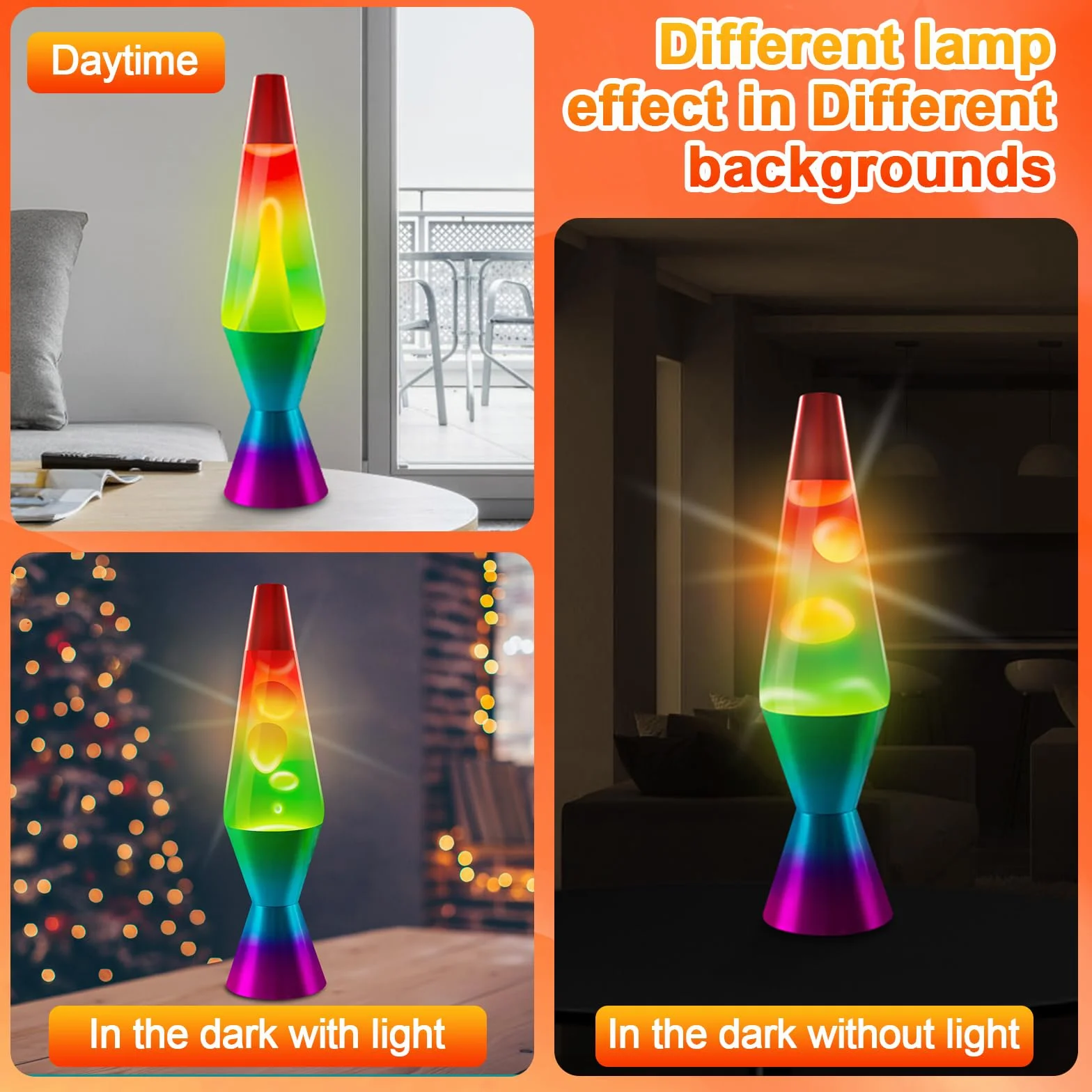 FBSPORT Lavalamp Lampada Rilassante, Lampade da comodino, Lampada ad effetto rilassante ideale per camera da letto, soggiorno