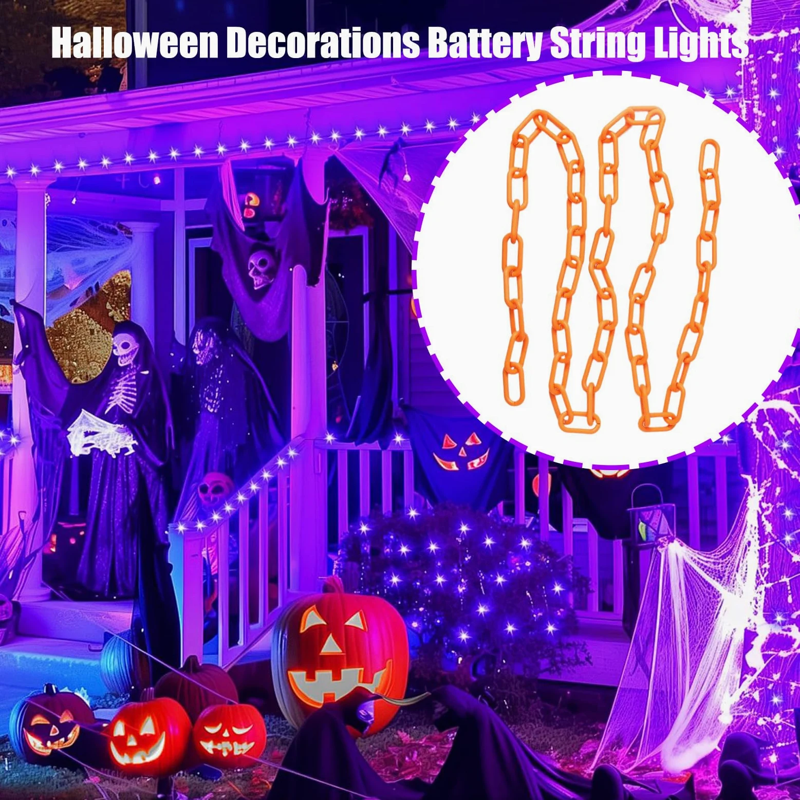 a Catena con Stringa LED per Esterno Decorazione Domestica Resistente alle