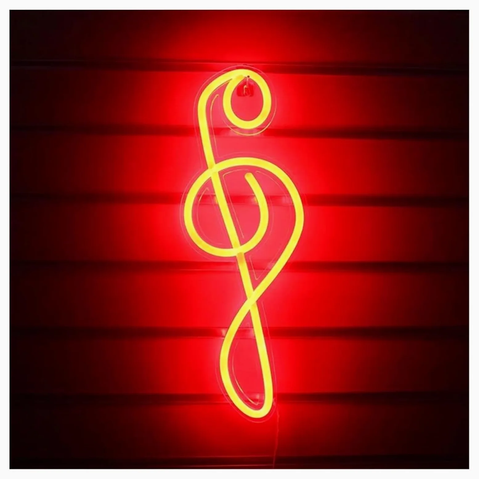 Luci al neon Insegne al neon, luci a LED con note musicali, lampade da parete artistiche per camera letto, negozio, sala feste