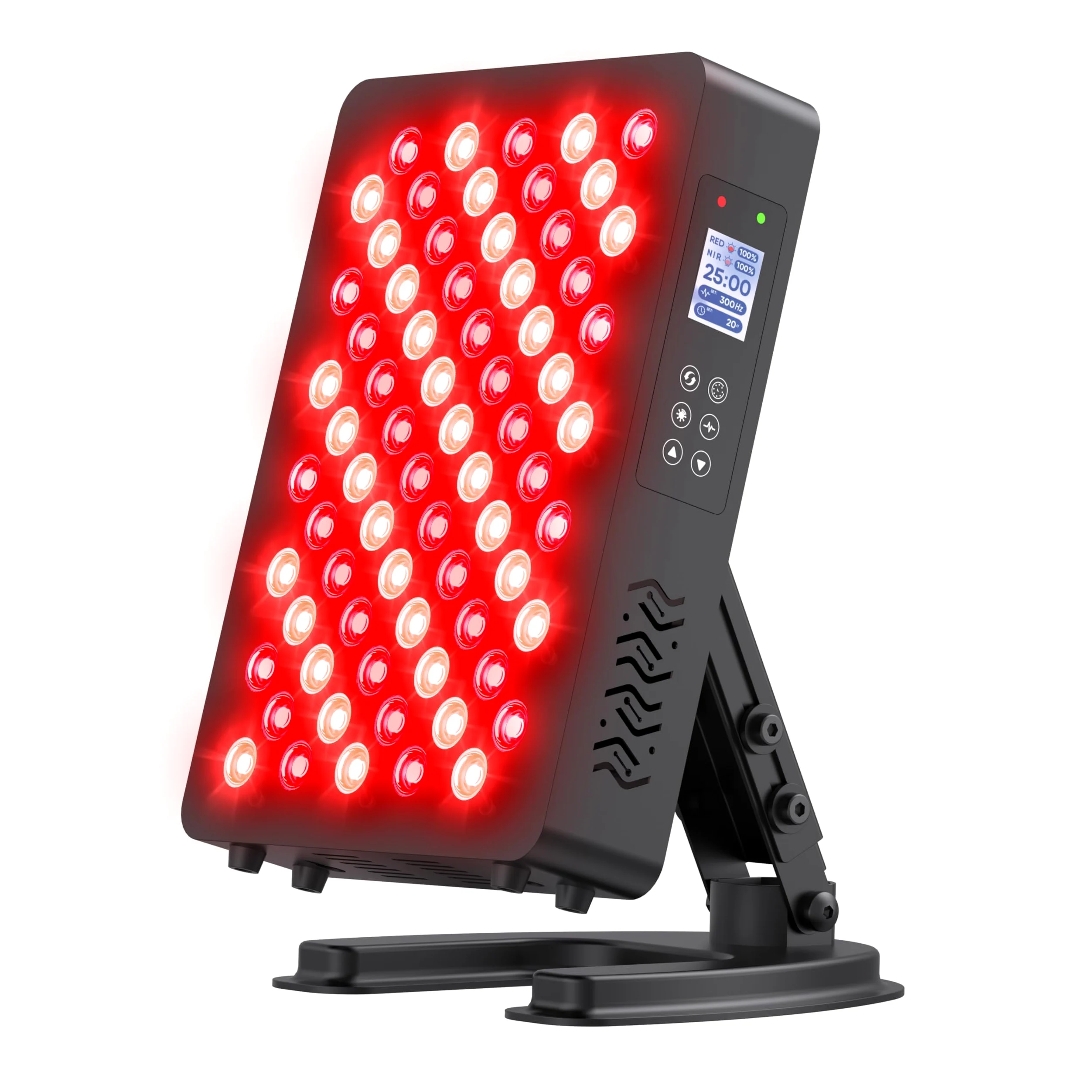 STASUN Terapia a Luce Rossa a Doppio Chip, Pannello di Lampada Infrarossa 70 LED, Dispositivo Infrarosso Vicino 350W 660 & 850 nm con Telecomando per Viso, Corpo, Pelle e Sonno
