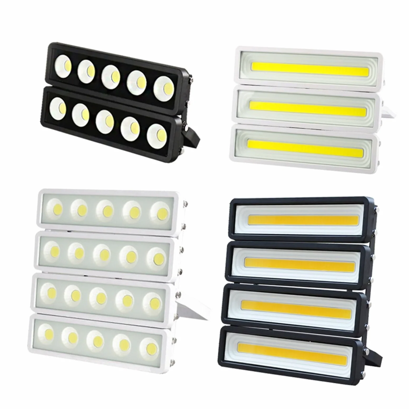 Proiettore per esterni, Proiettore a striscia lunga a LED(200WWhite long core,3000K)