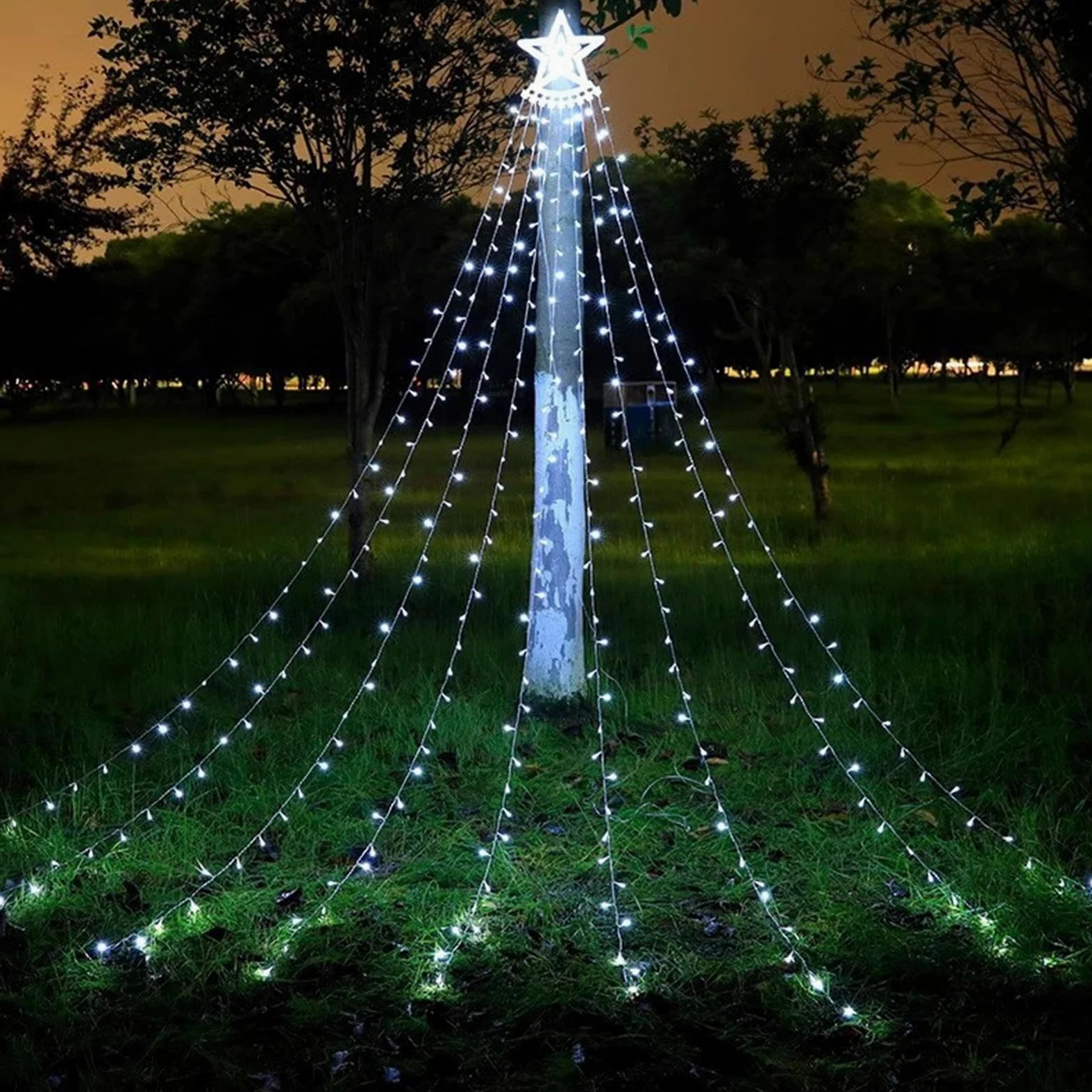 Generisch natalizie a energia solare, 3,35 metri, a LED, impermeabili