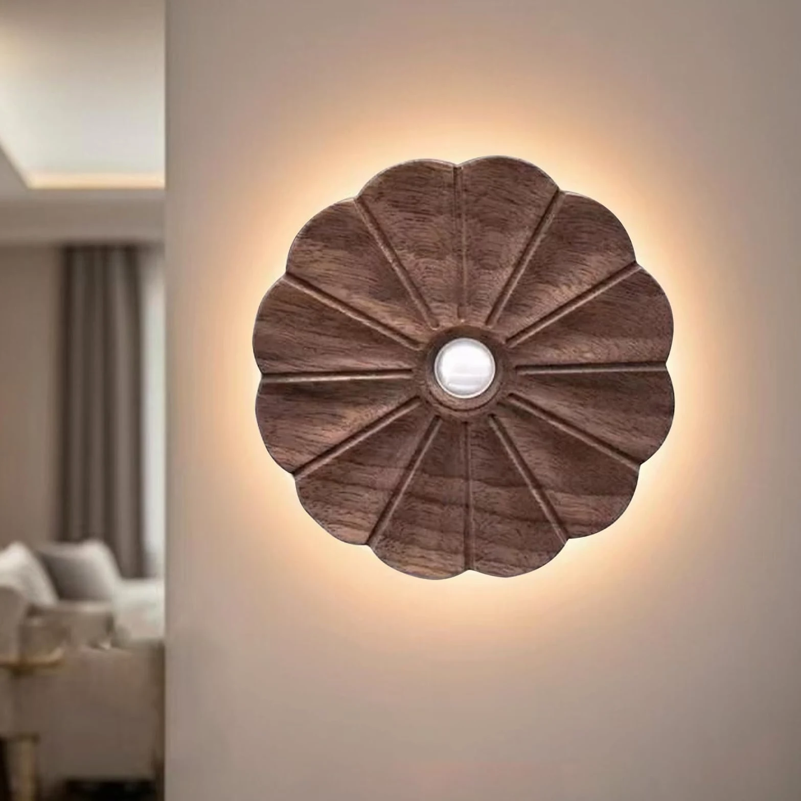 Mini lampada da parete a LED, luce notturna attivata dal movimento, per armadio, illuminazione a luce soffusa con energia, tecnologia a sensore efficiente, per camera da, corridoio, bagno