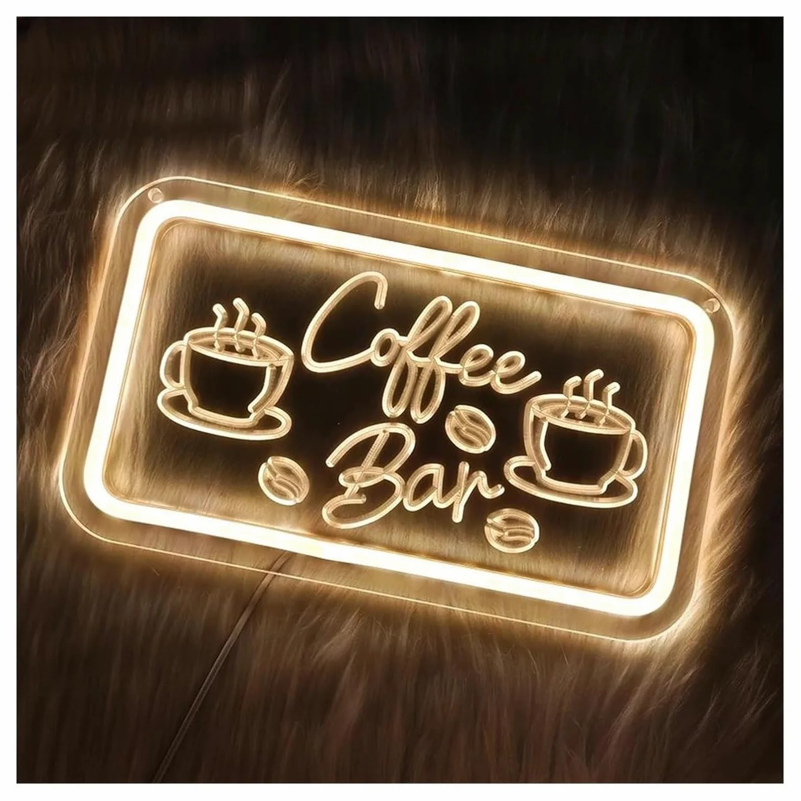 insegna luminosa al neon Lampada da tavolo a LED al neon per bar, ristoranti, negozi, angoli cucina, studio musicale 9cmx17cm