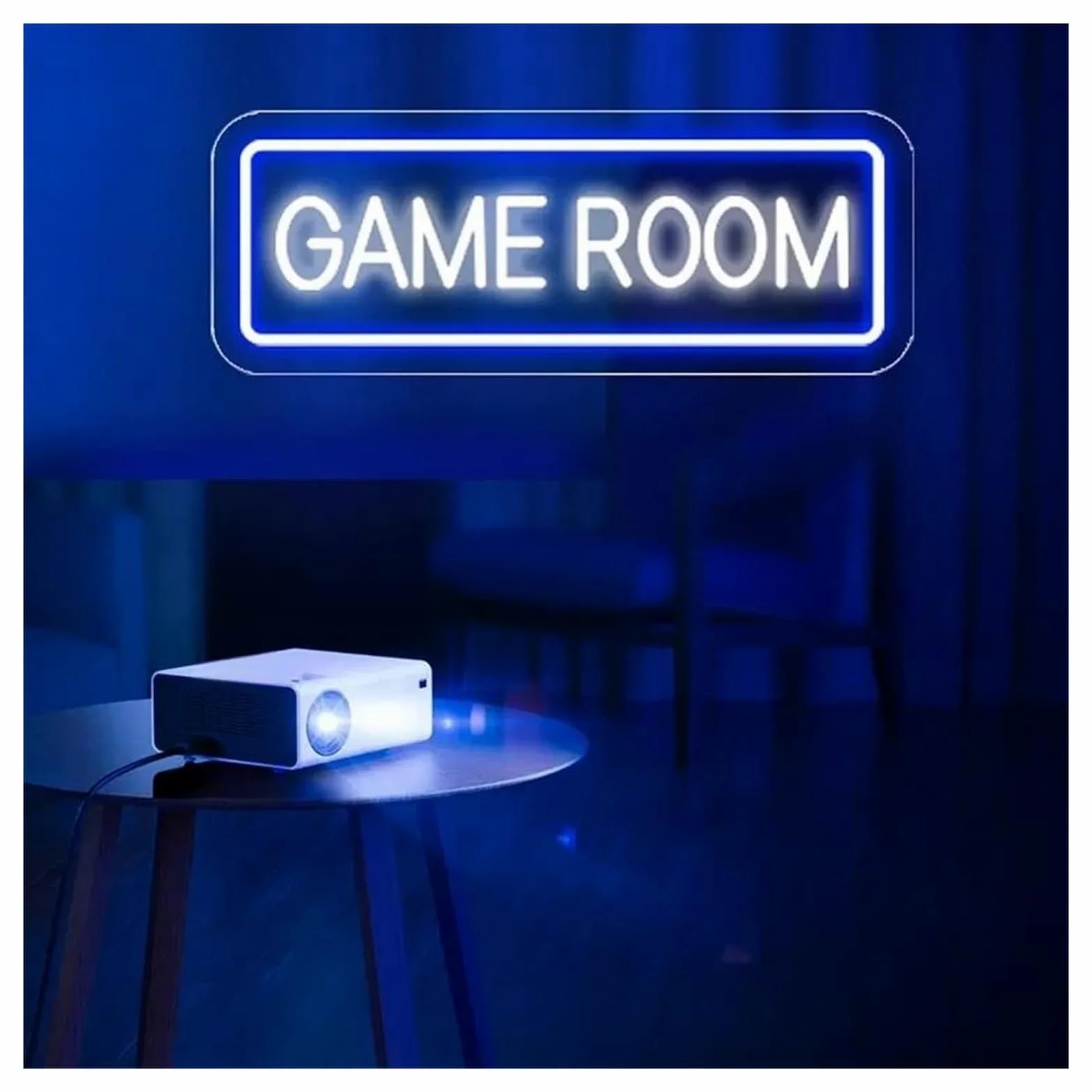 Luci al Neon Da Parete Insegna Al Neon Per Sala Giochi, Insegna Al Neon Per Videogiochi, Luce A, Decorazione Da Parete Per Cameretta Dei Bambini, Personalizzata Per Neon 30x11cm(UN)