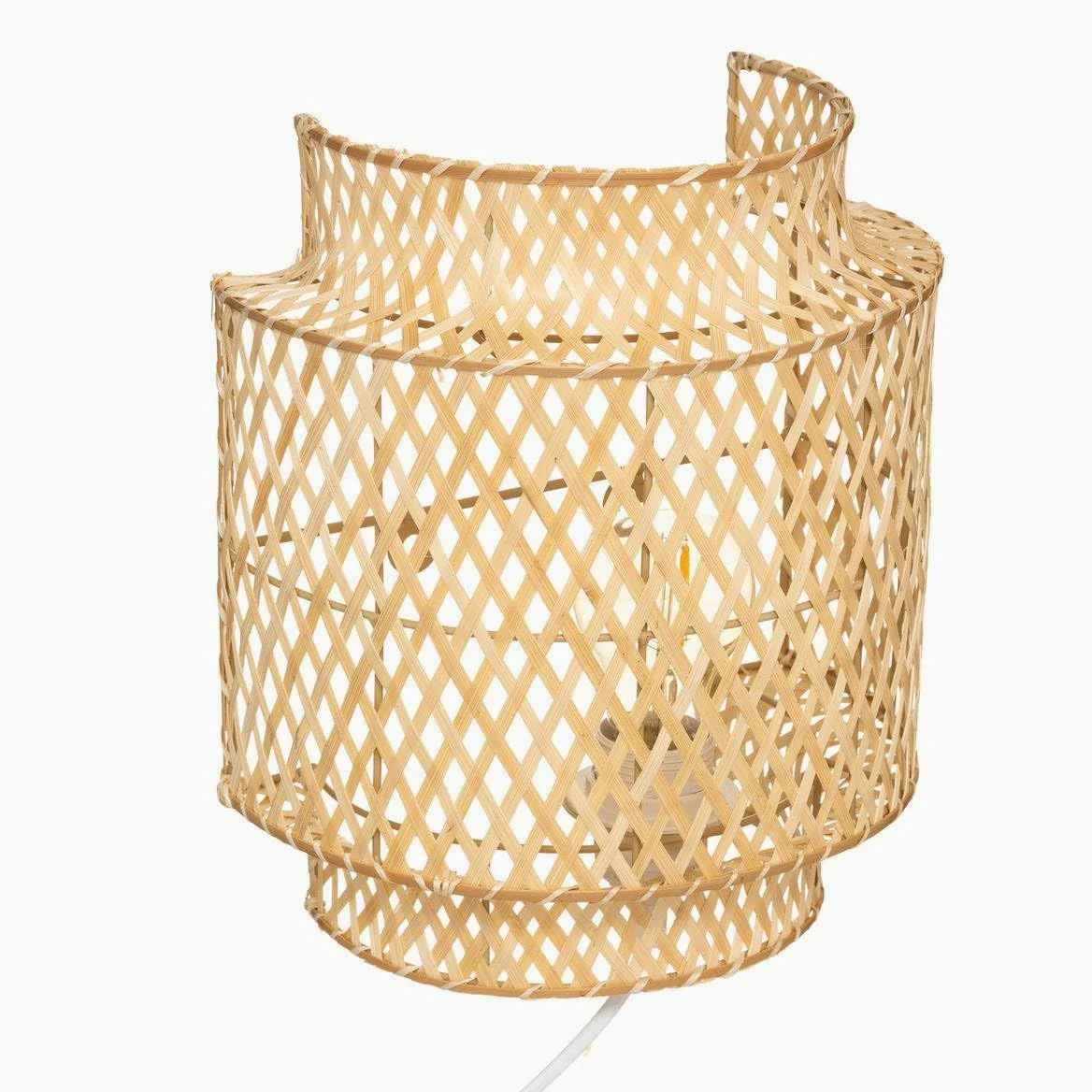 Atmosphera - Lampada da parete Liby - Bamboo D23 cm
