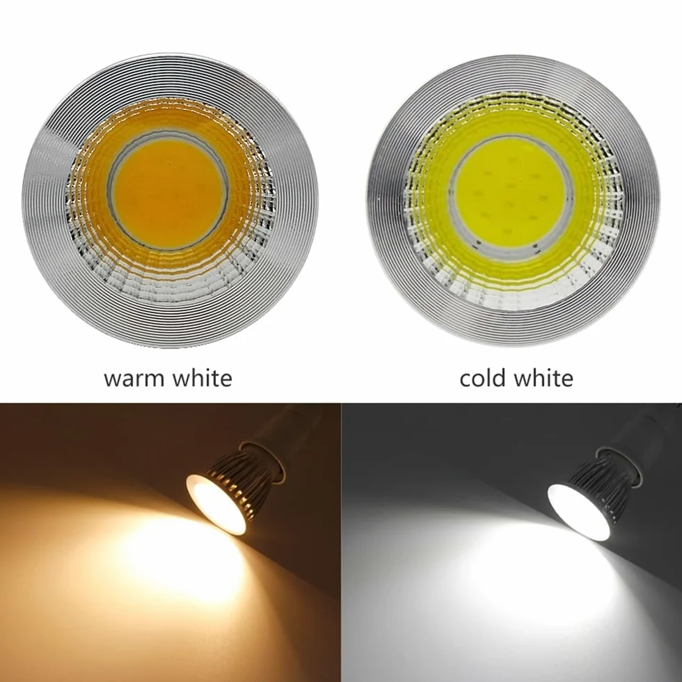 Luci, Confezione da 10, Lampadina LED COB AC85-265V GU10/E27 3w/5w/7w/10w, Sorgente Luminosa, faretto in Alluminio Senza sfarfallio, lampadine per Uso Domestico