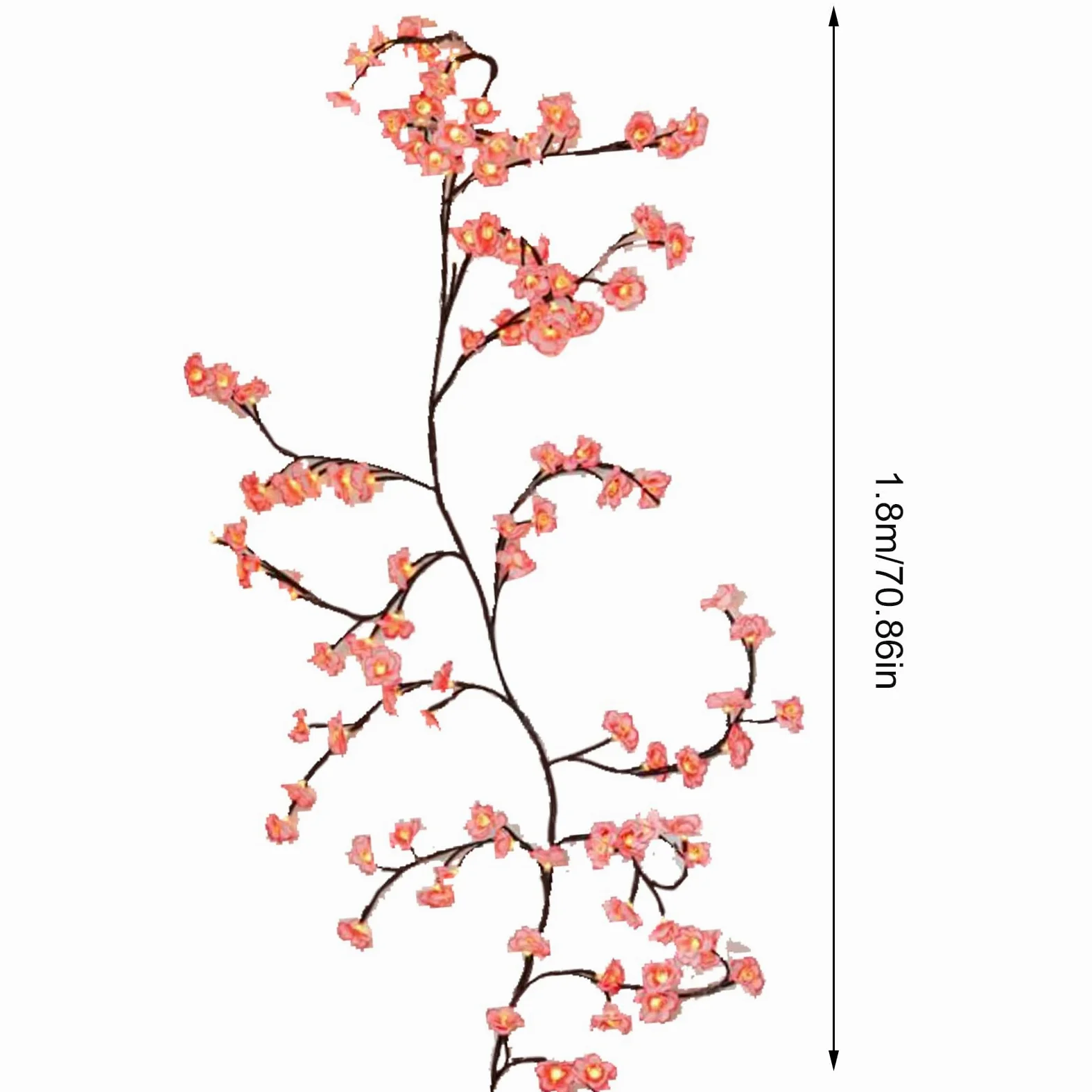 LED di Albero per Parete Controllo Remoto 8 Modalità