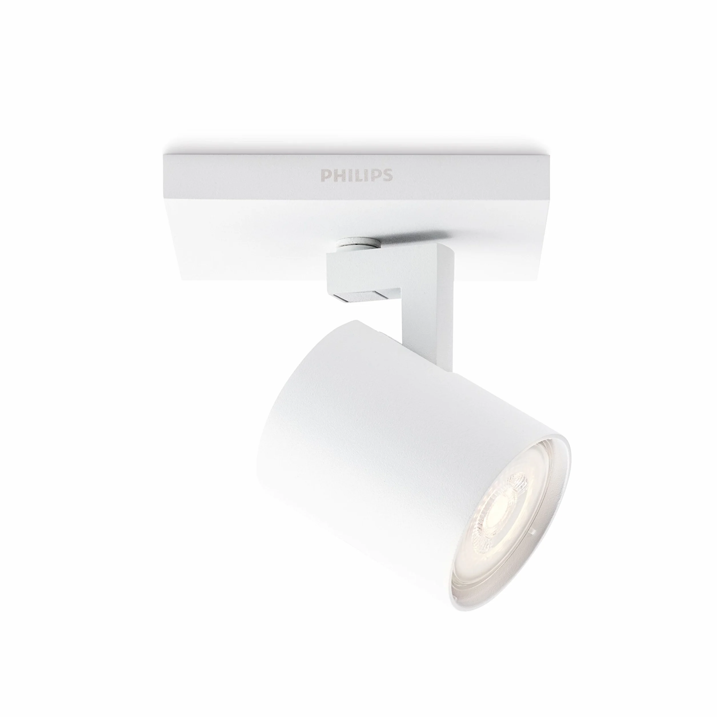 Philips LED Runner, Lampadario a Faretto, 1 Punto Luce, Attacco GU10, 3.5W, Bianco