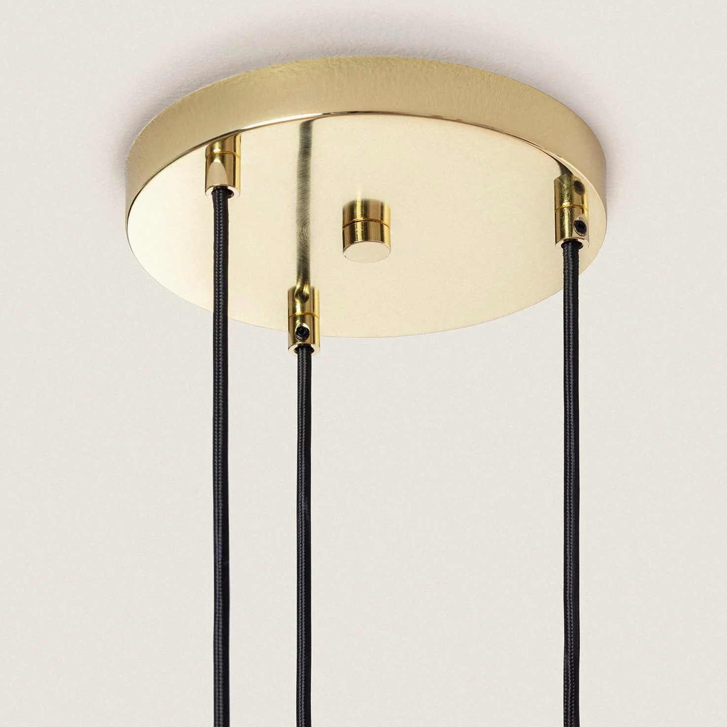 LEDKIA LIGHTING Lampada a Sospensione Metallo e Vetro Tri Baudelaire Rosso E14