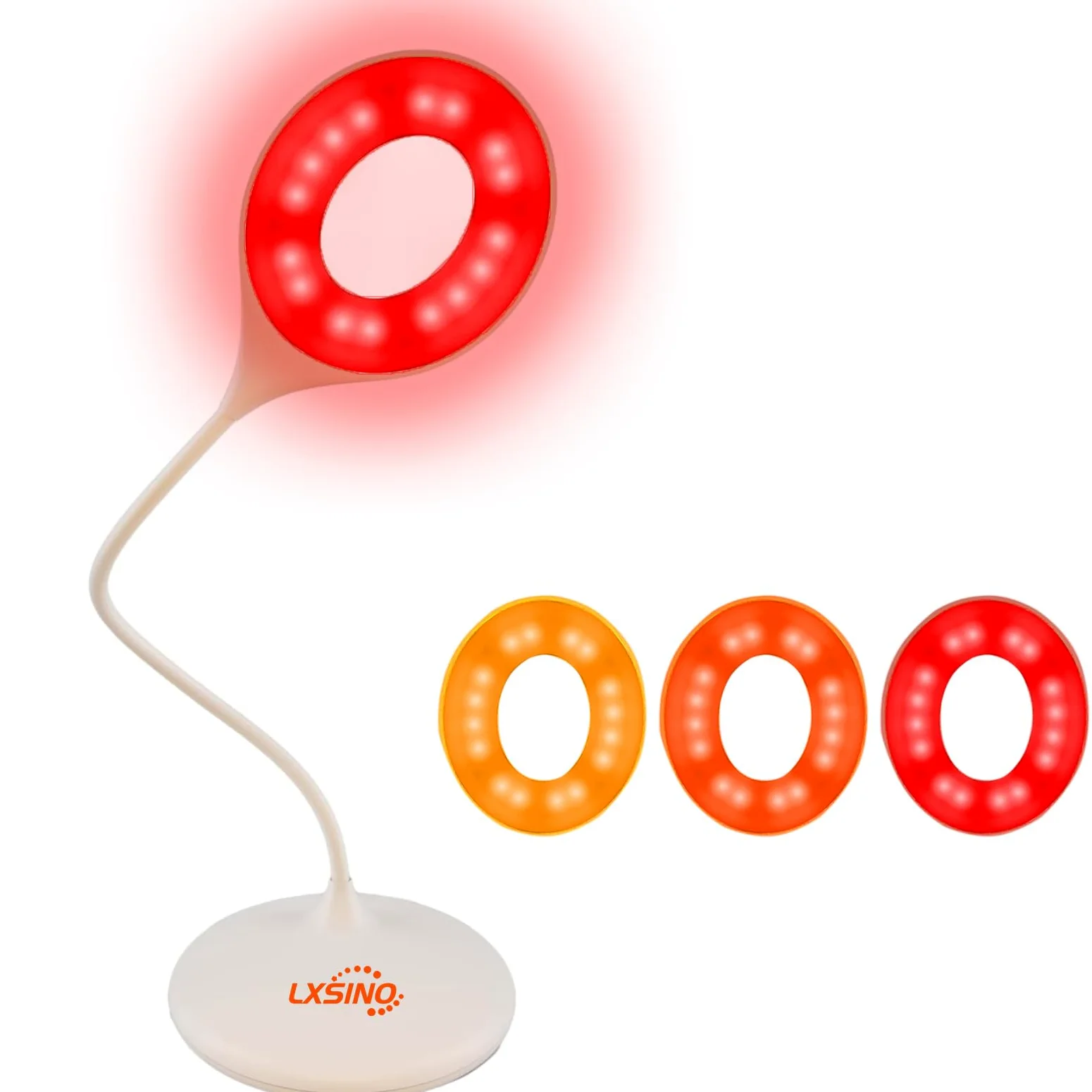Lampada da lettura da scrivania, blocco BlueLight, 2 modalità di colore, 1600 K ambra e luce rossa, lampada da lettura dimmerabile, lampada da ufficio riduce l'affaticamento degli occhi e