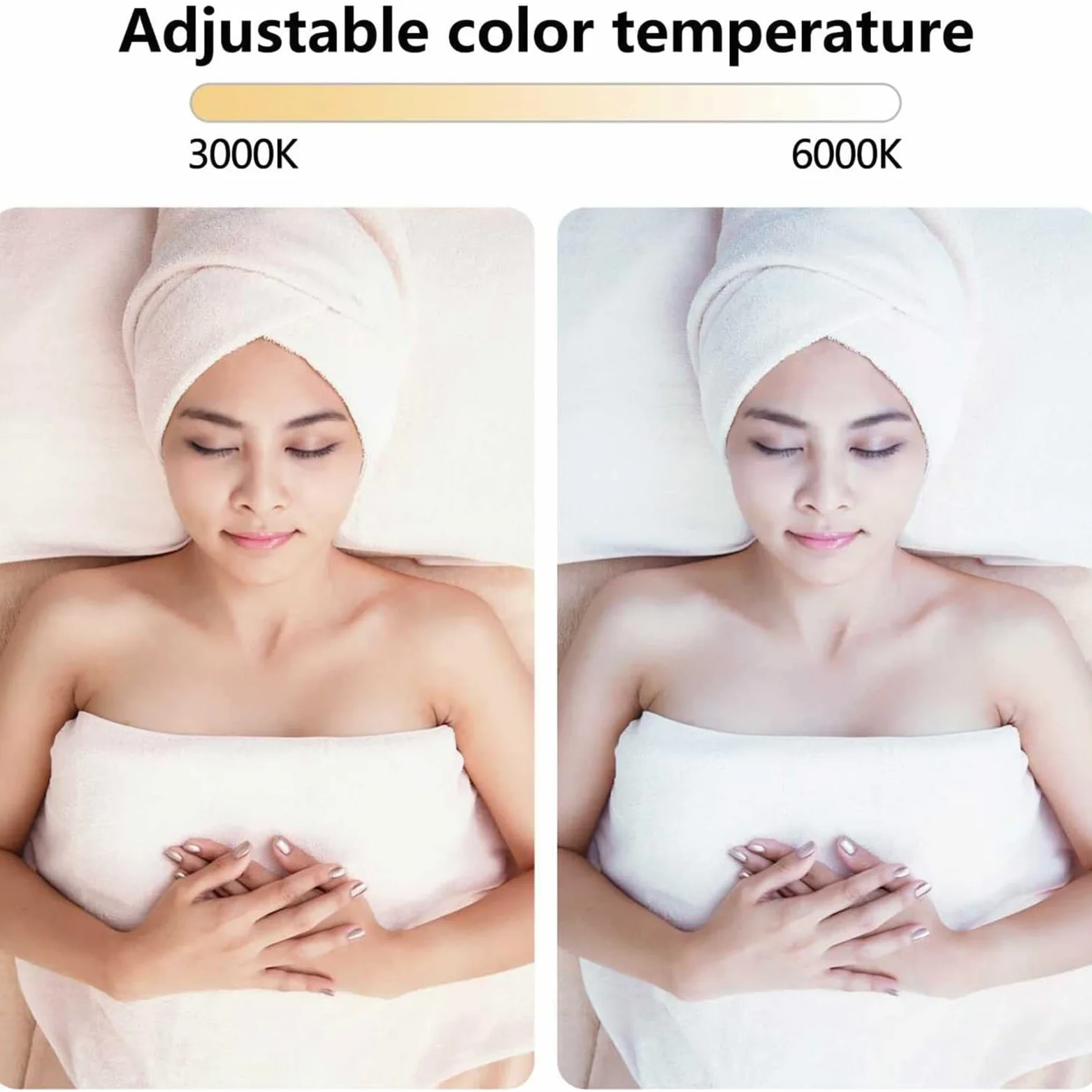 Lampada Da Terra Per L'estensione Delle Ciglia, Luce Di Bellezza Mezzaluna LED Per Ciglia, Lampada Per Massaggi E Relax, Dimmerabile 3200K-5600K Con Altezza Regolabile Con Supporto Per Telefono
