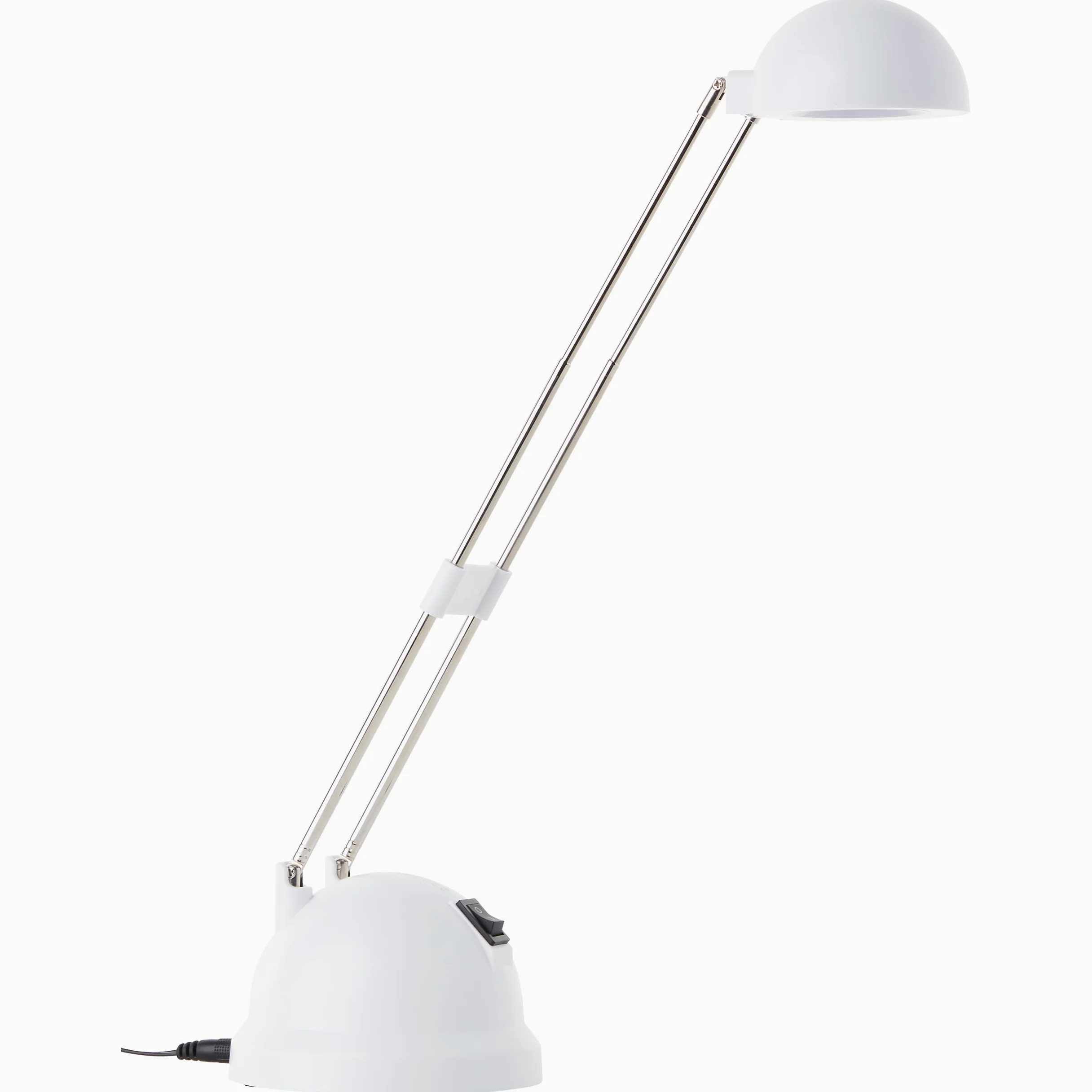 Brilliant Katrina Lampada da tavolo a LED regolabile in altezza e girevole per ufficio bianca 600 lumen, 7,26 W, LED integrato, 40 x 11,5 x 44 cm