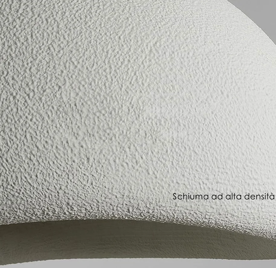 Dopa Dopastore Lampadario a Sospensione Attacco E27 Design Moderno Stile Minimal Lampadario Wabi Sabi 40/50/60CM Portalampada Bianco da Interno IP20 (40 CM)