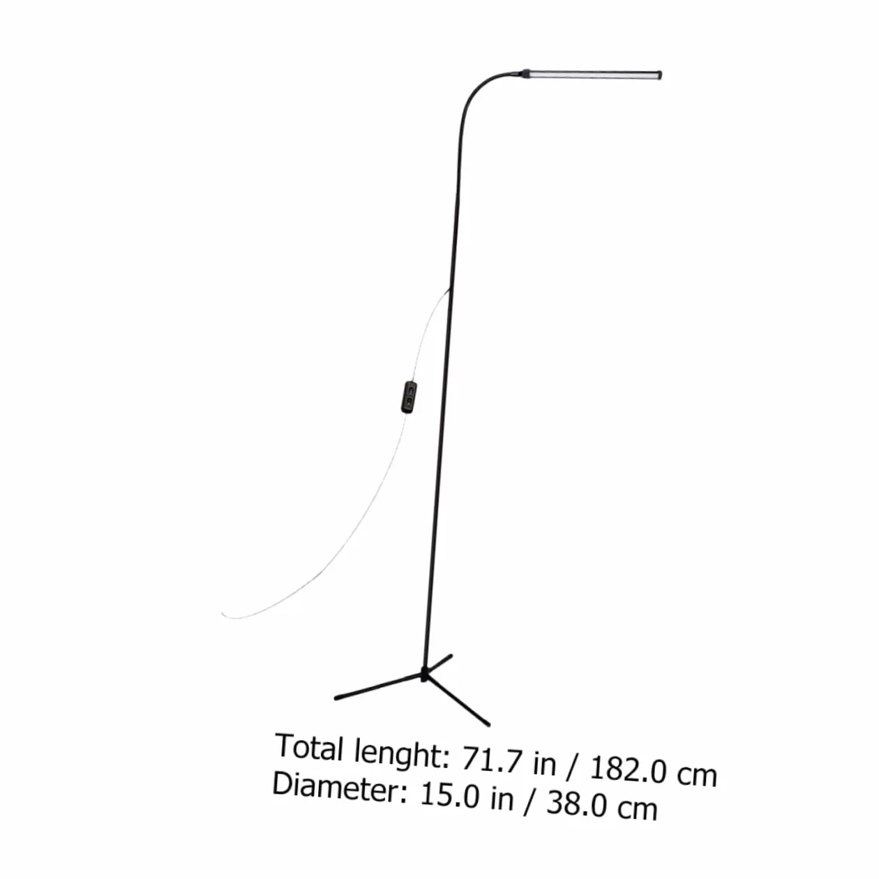 Veemoon Lampada da Lettura LED Dimmerabile con Clip, Alimentazione Usb, Luce Antiriflesso per Studio e Lettura, Struttura in Alluminio e Ferro, Nero