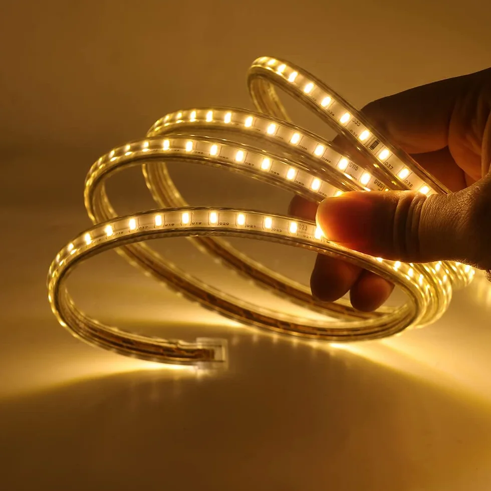 XUNATA Strisce LED 3014 Dimmerabile con Telecomando e Controller WiFi, Nastri LED Impermeabile IP65, Tuya App Funziona con Alexa/Google Assistant/Smart Thing (30m, Bianco Caldo)