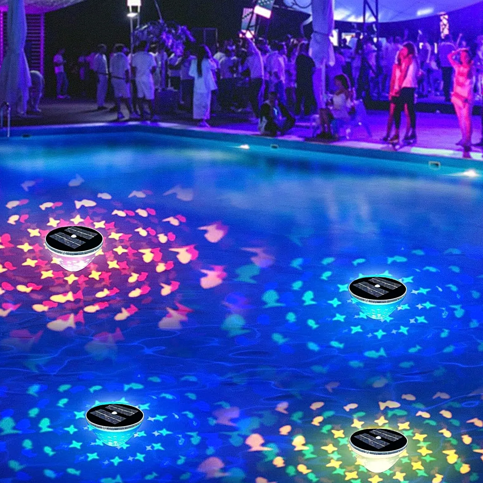 Galleggianti Da Piscina 2 Pezzi Illuminazione Ambientale Multimodale | Feste Con Da Piscina Colorate Per Casa Hotel Bagno Vasca da Bagno Vasca Idromassaggio Piscina Fuori Terra Interrata Festa