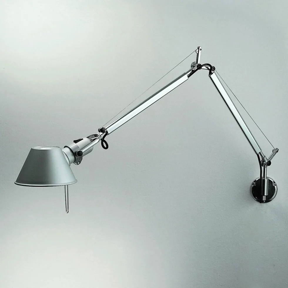 Lampade da parete a braccio lungo regolabili, LED interruttore a fascia in alluminio lampada a sospensione applique da parete moderna camera da letto studio lettura pieghevole riparo della parete