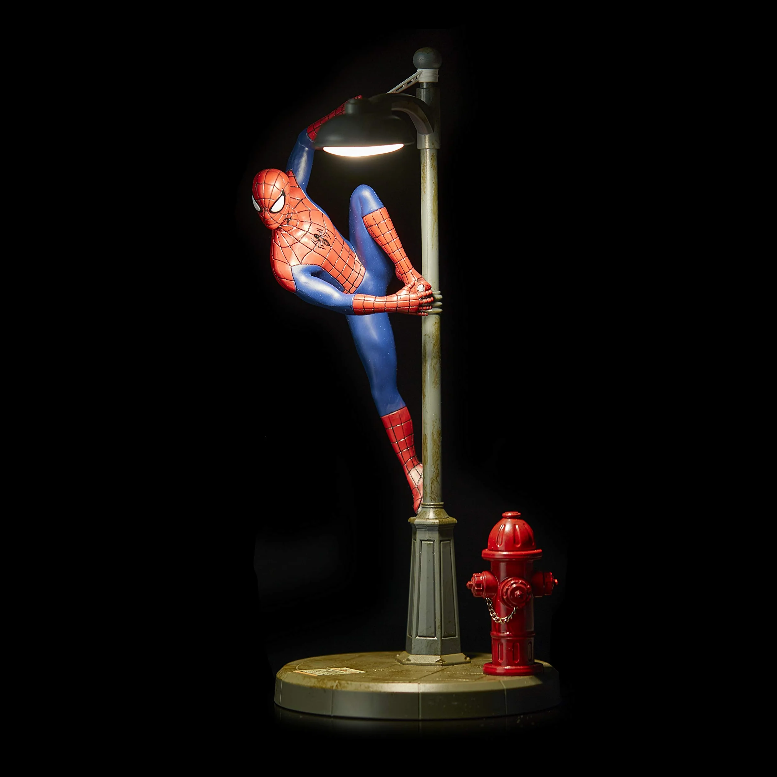 Lampada da Scrivania Spiderman Lampada a Forma di Lampione, Regalo per Fan del Multiverso