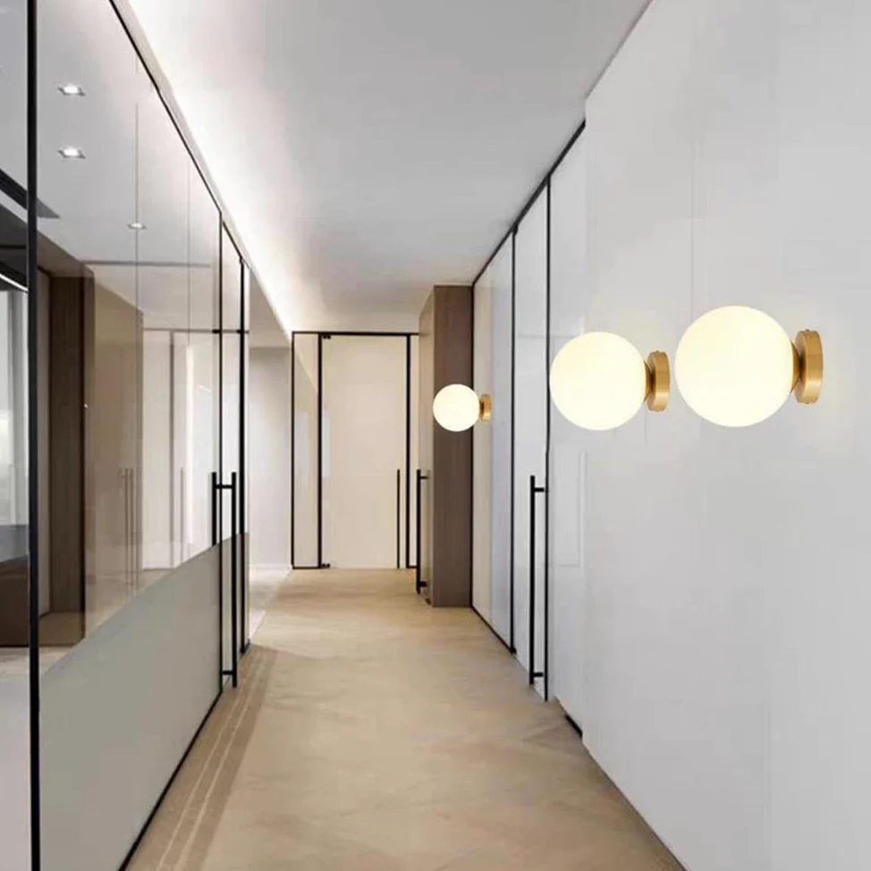 Mengjay Lampada da Soffitto in Vetro, Mini Plafoniera Moderna, Sala da Pranzo, Camera da Letto, Cucina, Corridoio, Lampadari, Decorazioni Artistiche, Base E27 40W