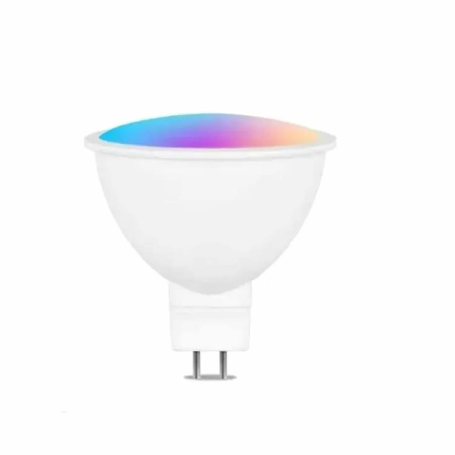 Lampadina Intelligente RGB, MR16/5W Dimmerabile con Controllo Vocale, Compatibile con Alexa, Alice, Google Home, Salute, Yandex Homekit, Hotel, Bar,2pcs