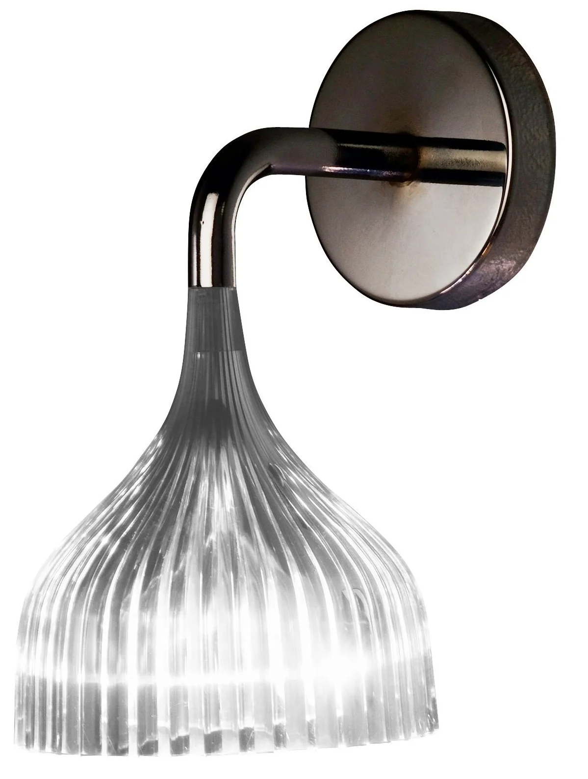 Kartell É Applique, Cristallo, ⵁ13.5cm