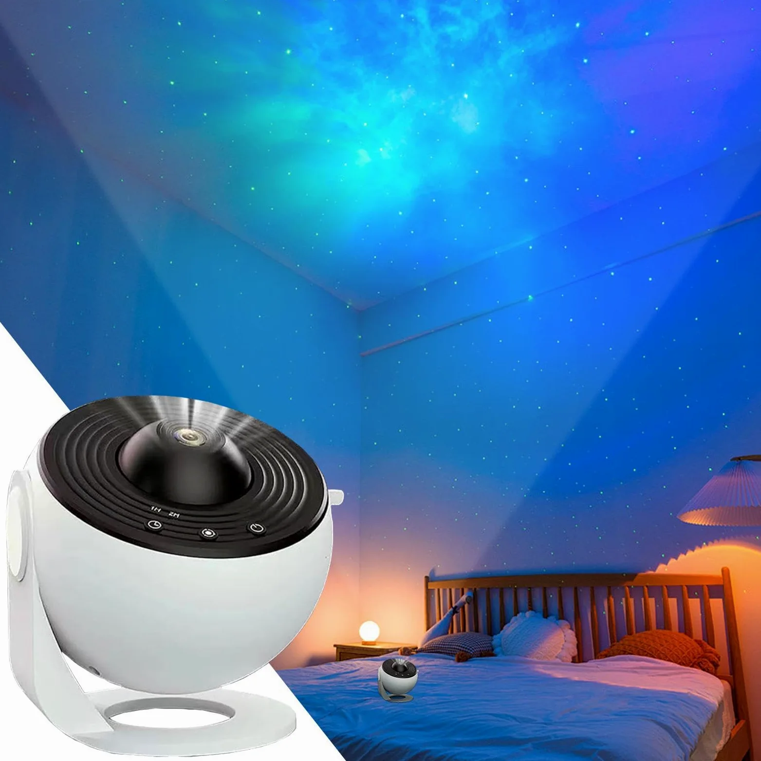 Proiettore di luce notturna a forma di stella, 13 in 1, proiettore, luce notturna a soffitto con stelle stellate, lampada a LED con timer per adulti, tutte le età, amici