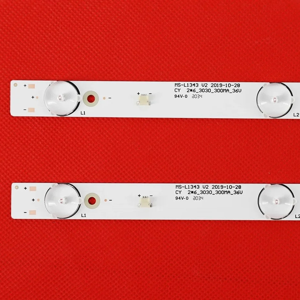 Striscia di retroilluminazione a LED 6LED Compatibile for 32 Pollici JL.D32061330-081AS-M E348124 MS-L1343 L2202 L1074 V2 2-6-3030-300MA-36V