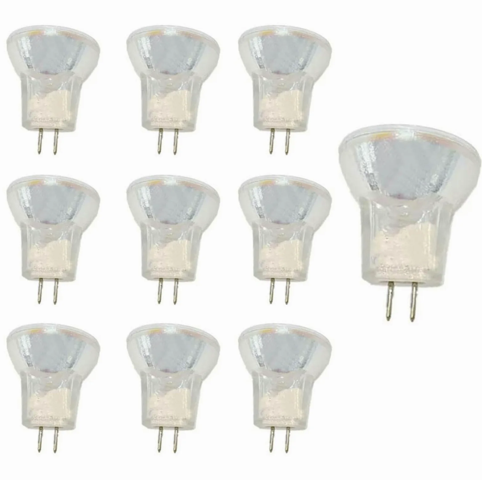 Lampadine Alogene Mr8 6V 5W Riflettore Alogene Faretti MR8 6V 10W Faretto Alogeno Lampadina G4 Bi-Pin Base Spotlight Per Strumenti Meccanici A Bassa Tensione 10Pc 20W